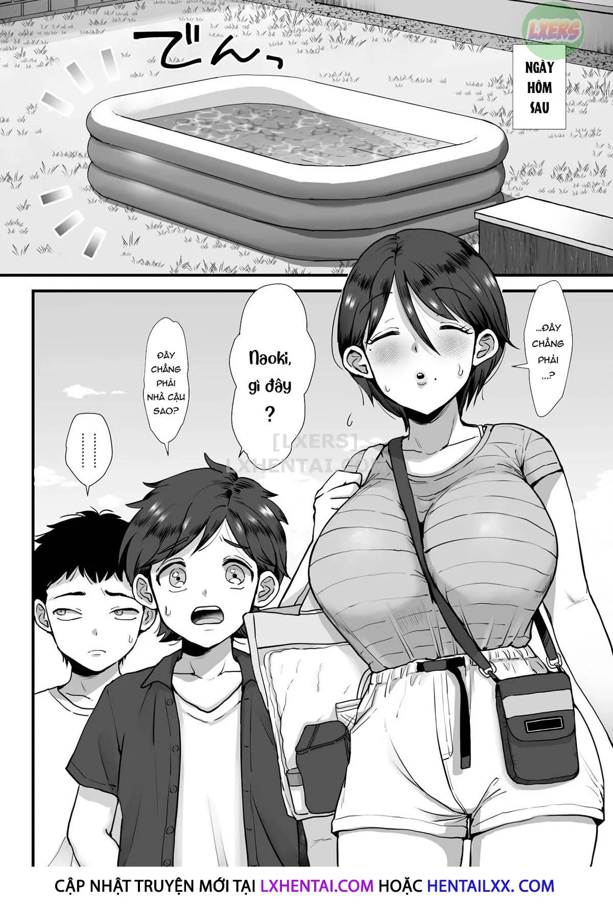 HentaiVN.net - Ảnh 7 - A Narrow-Eyed Gentle Big-Breasted Mama [Hosome Ottori Kyonyuu Mama.] - Chap 2