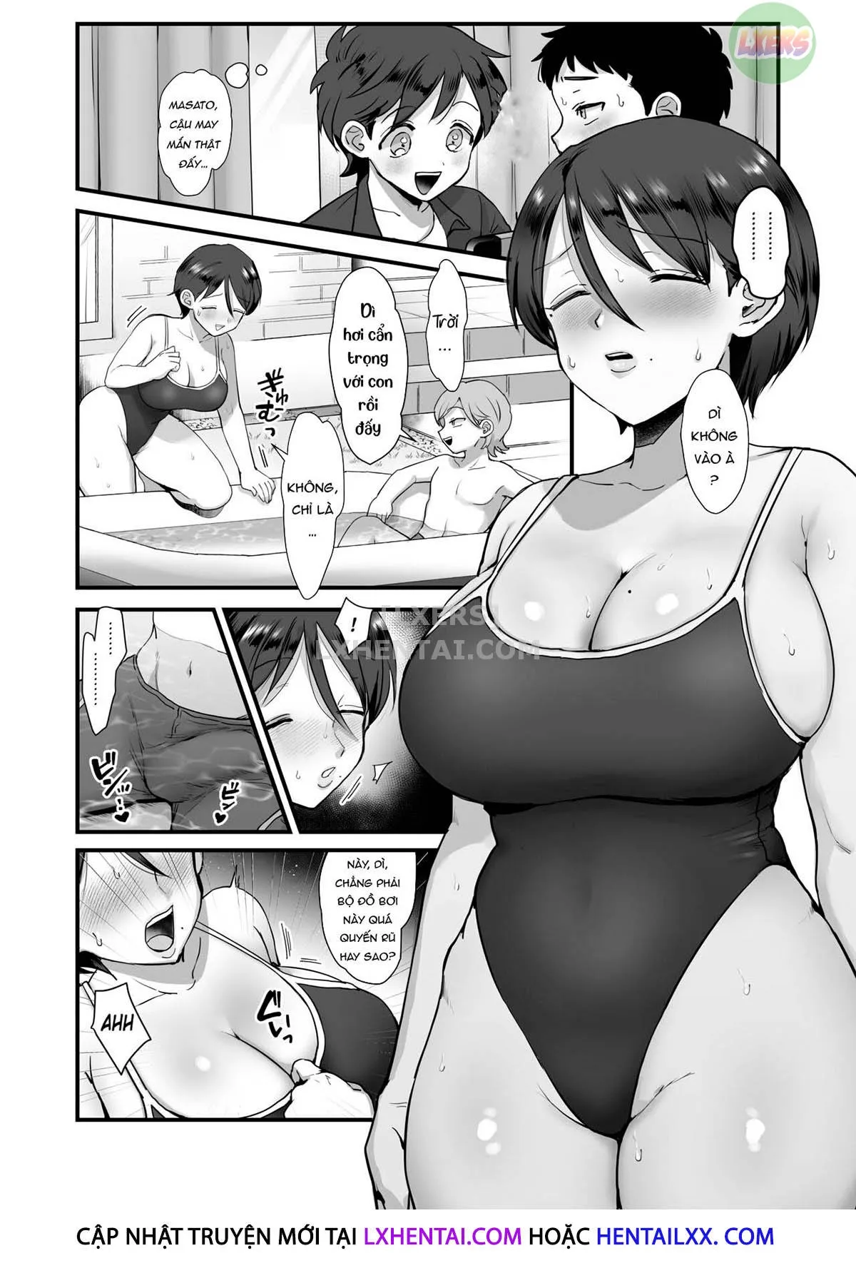 HentaiVN.net - Ảnh 9 - A Narrow-Eyed Gentle Big-Breasted Mama [Hosome Ottori Kyonyuu Mama.] - Chap 2