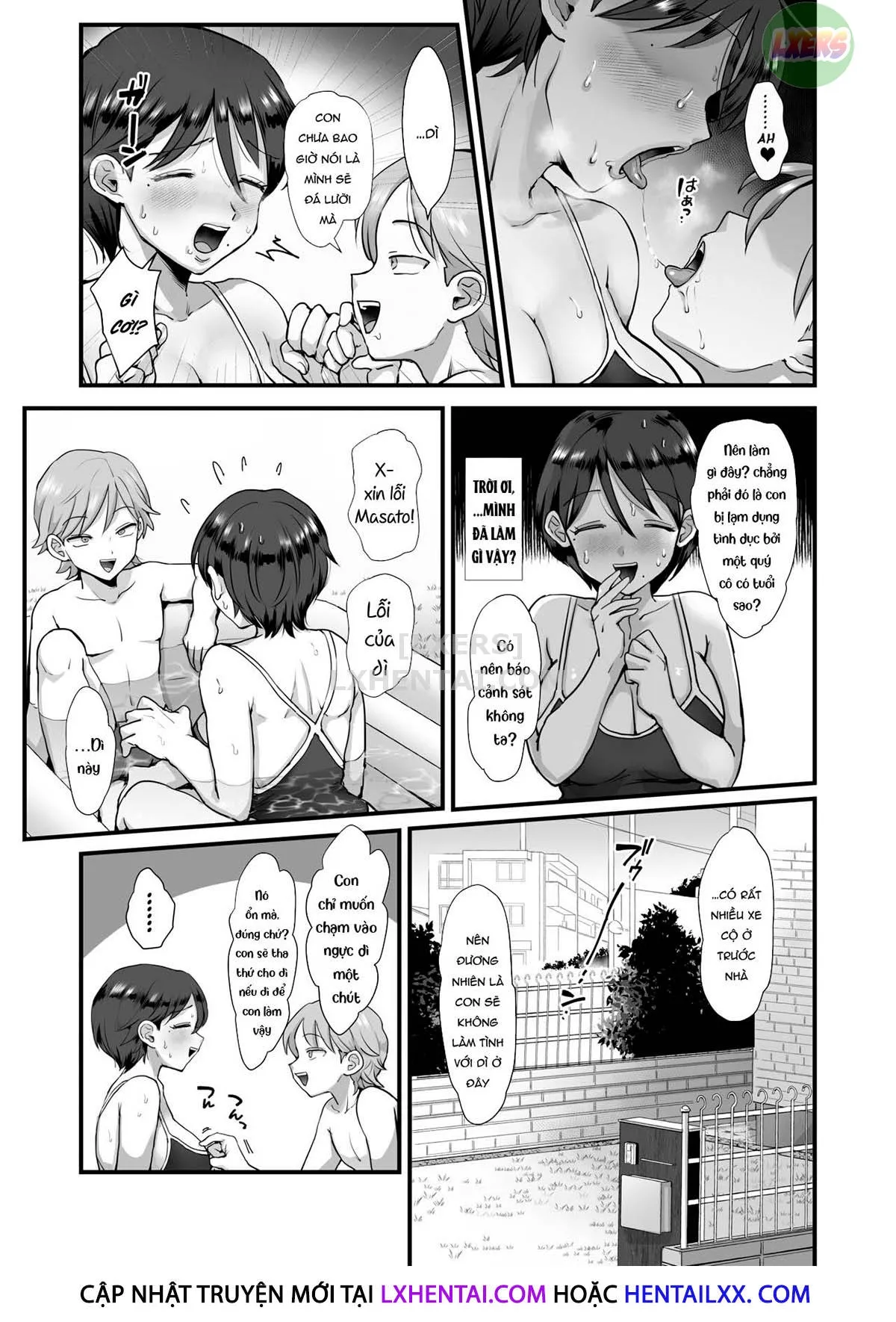 HentaiVN.net - Ảnh 11 - A Narrow-Eyed Gentle Big-Breasted Mama [Hosome Ottori Kyonyuu Mama.] - Chap 2