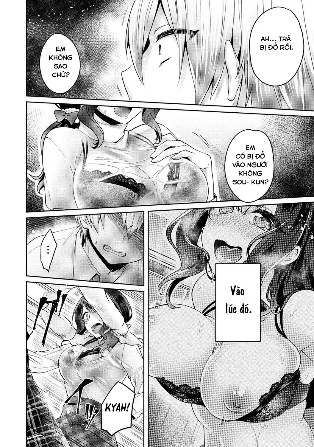 HentaiVN.net - Ảnh 15 - Mối tình thuần khiết ngang trái [Fushidara na Junai -Toshishita Danshi ni Netorarete...;Immoral Pure Love -NTRed by younger boy...;ふしだらな純愛-年下男子に寝取られて…] - Chap 1