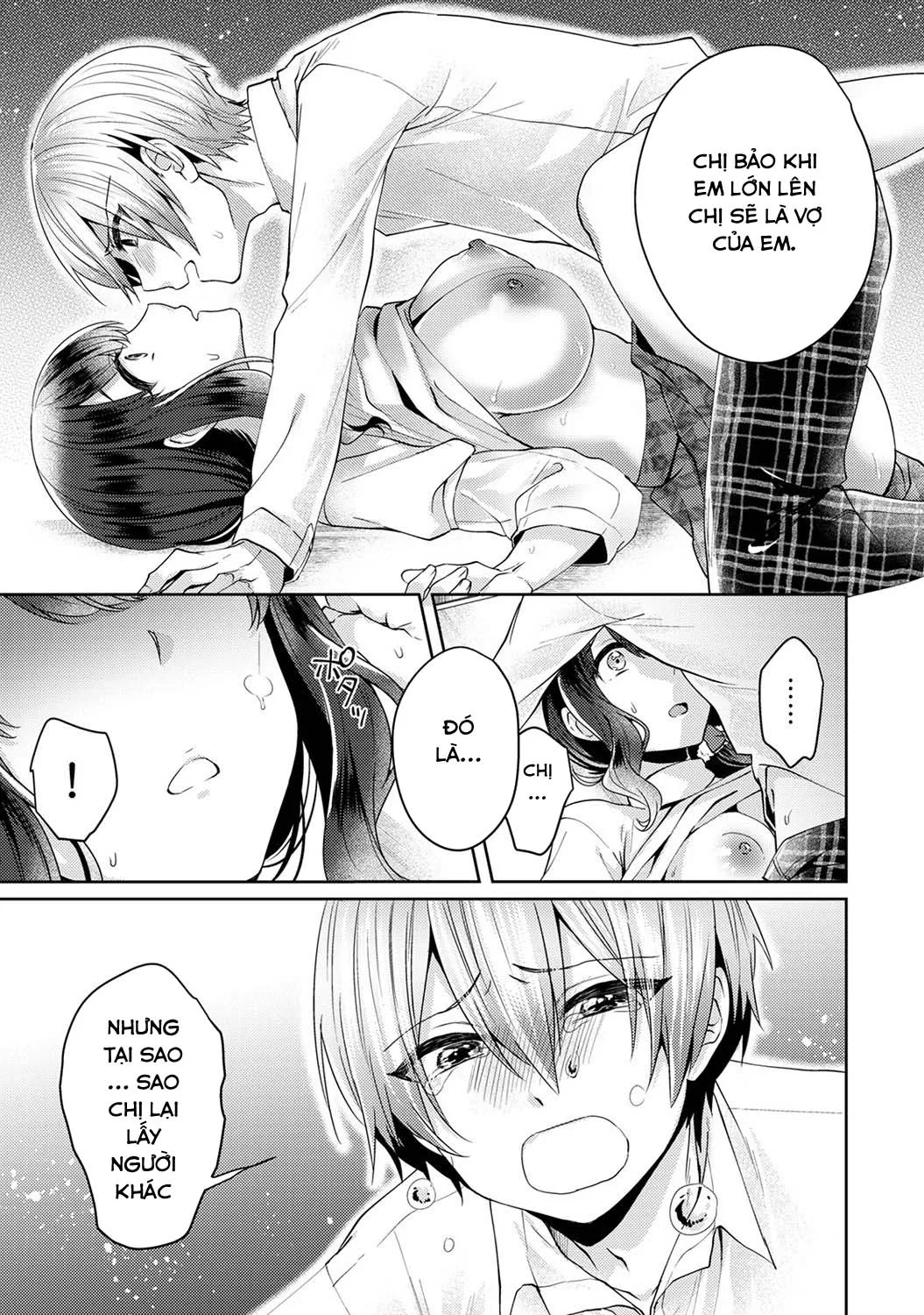 HentaiVN.net - Ảnh 20 - Mối tình thuần khiết ngang trái [Fushidara na Junai -Toshishita Danshi ni Netorarete...;Immoral Pure Love -NTRed by younger boy...;ふしだらな純愛-年下男子に寝取られて…] - Chap 1