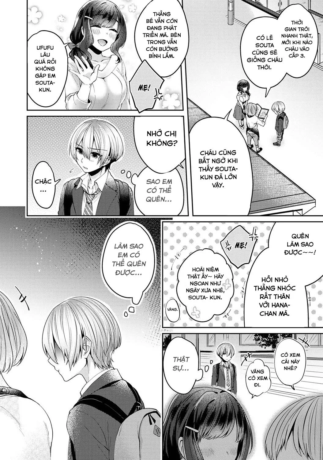 HentaiVN.net - Ảnh 5 - Mối tình thuần khiết ngang trái [Fushidara na Junai -Toshishita Danshi ni Netorarete...;Immoral Pure Love -NTRed by younger boy...;ふしだらな純愛-年下男子に寝取られて…] - Chap 1