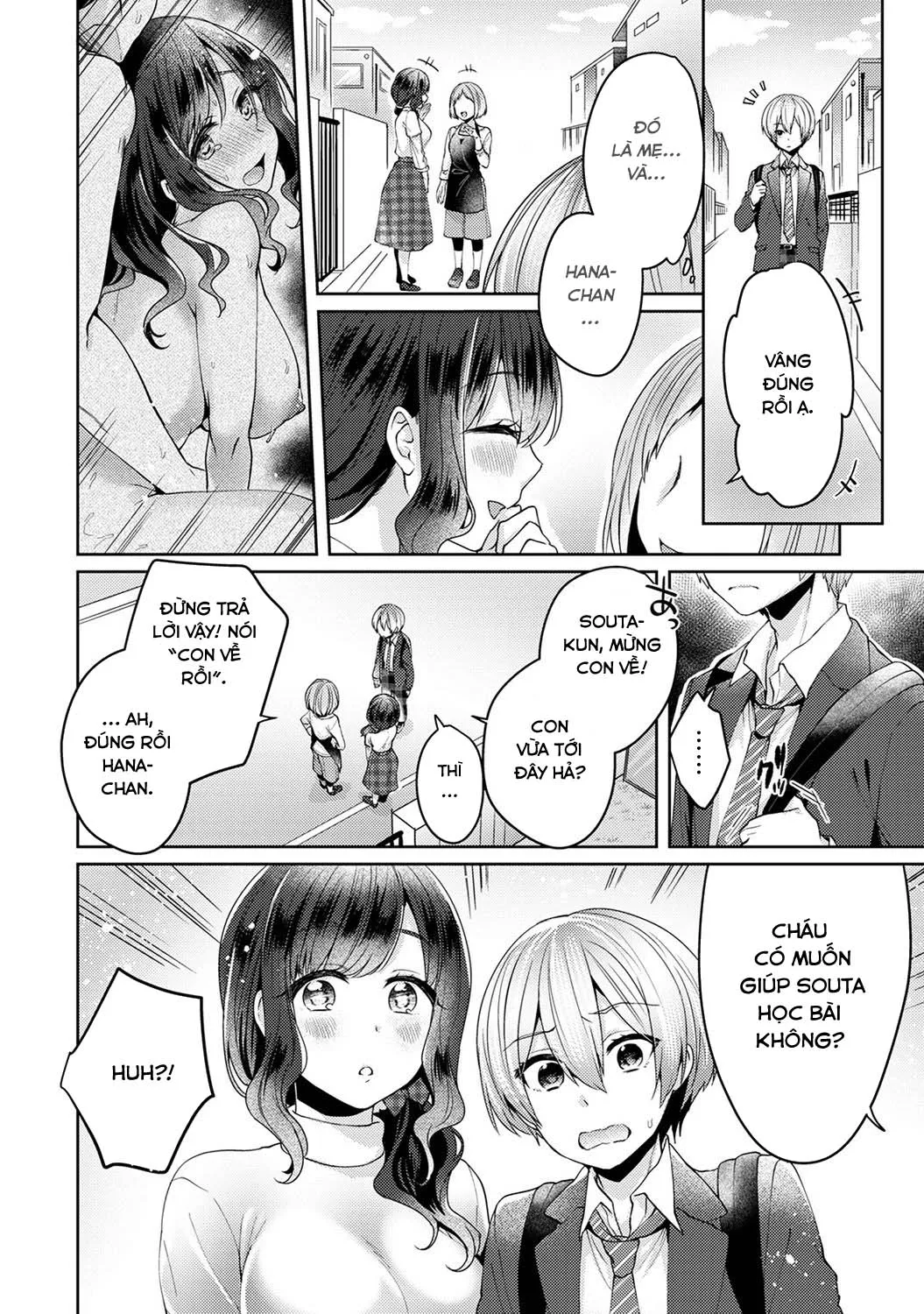 HentaiVN.net - Ảnh 9 - Mối tình thuần khiết ngang trái [Fushidara na Junai -Toshishita Danshi ni Netorarete...;Immoral Pure Love -NTRed by younger boy...;ふしだらな純愛-年下男子に寝取られて…] - Chap 1