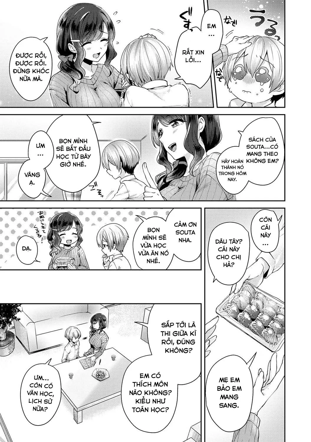 HentaiVN.net - Ảnh 9 - Mối tình thuần khiết ngang trái [Fushidara na Junai -Toshishita Danshi ni Netorarete...;Immoral Pure Love -NTRed by younger boy...;ふしだらな純愛-年下男子に寝取られて…] - Chap 2