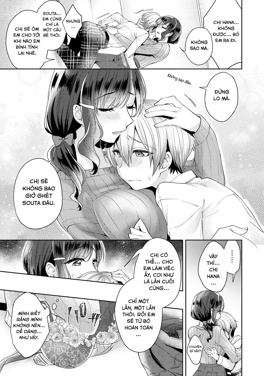 HentaiVN.net - Ảnh 13 - Mối tình thuần khiết ngang trái [Fushidara na Junai -Toshishita Danshi ni Netorarete...;Immoral Pure Love -NTRed by younger boy...;ふしだらな純愛-年下男子に寝取られて…] - Chap 2