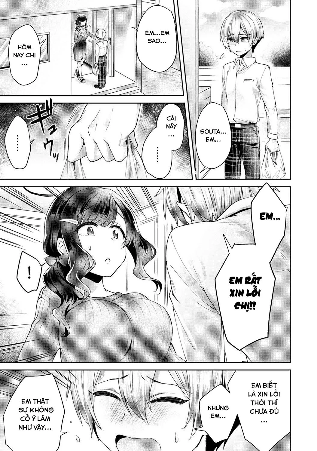 HentaiVN.net - Ảnh 5 - Mối tình thuần khiết ngang trái [Fushidara na Junai -Toshishita Danshi ni Netorarete...;Immoral Pure Love -NTRed by younger boy...;ふしだらな純愛-年下男子に寝取られて…] - Chap 2