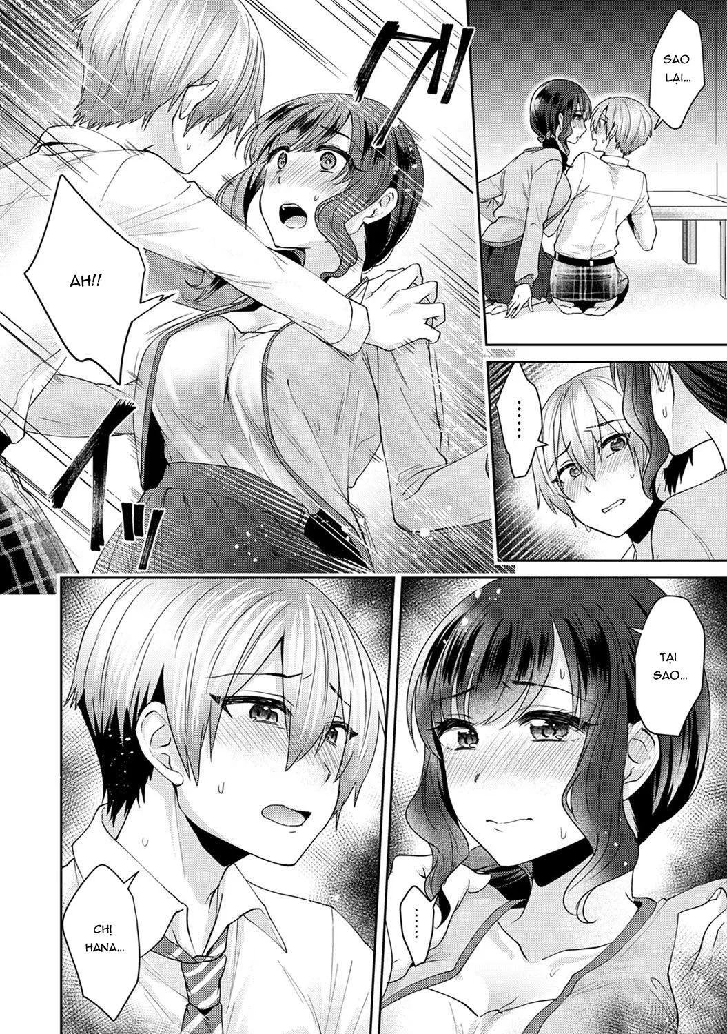 HentaiVN.net - Ảnh 7 - Mối tình thuần khiết ngang trái [Fushidara na Junai -Toshishita Danshi ni Netorarete...;Immoral Pure Love -NTRed by younger boy...;ふしだらな純愛-年下男子に寝取られて…] - Chap 3