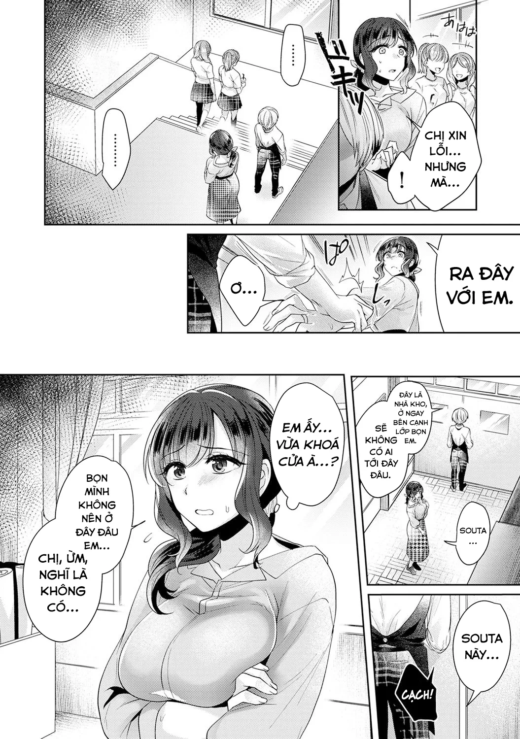 HentaiVN.net - Ảnh 7 - Mối tình thuần khiết ngang trái [Fushidara na Junai -Toshishita Danshi ni Netorarete...;Immoral Pure Love -NTRed by younger boy...;ふしだらな純愛-年下男子に寝取られて…] - Chap 5
