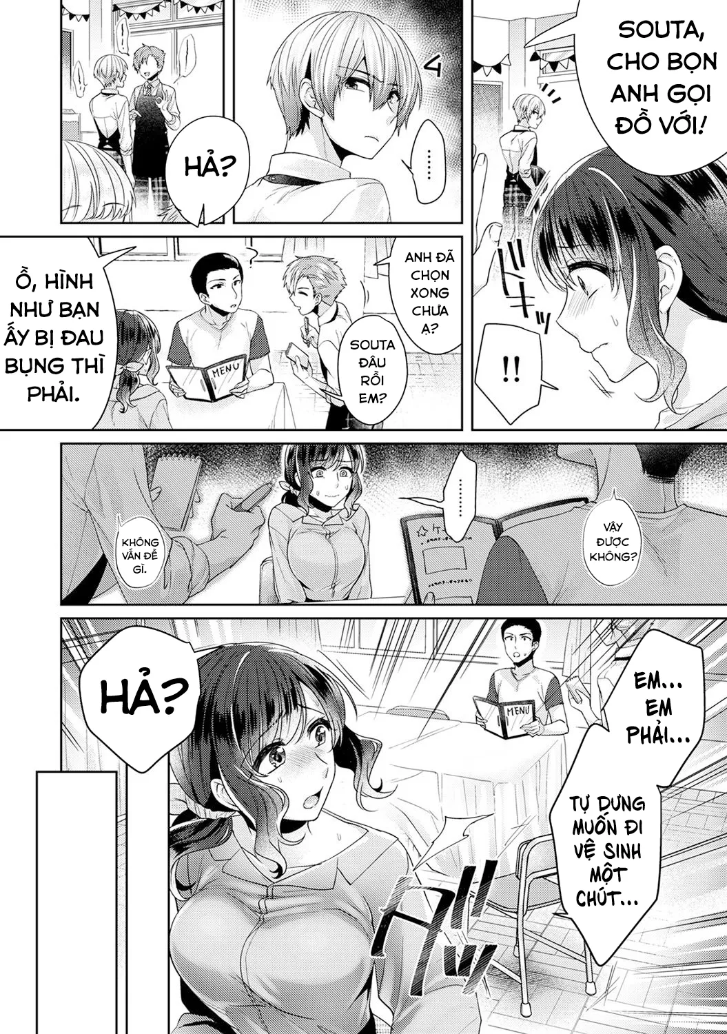 HentaiVN.net - Ảnh 6 - Mối tình thuần khiết ngang trái [Fushidara na Junai -Toshishita Danshi ni Netorarete...;Immoral Pure Love -NTRed by younger boy...;ふしだらな純愛-年下男子に寝取られて…] - Chap 5
