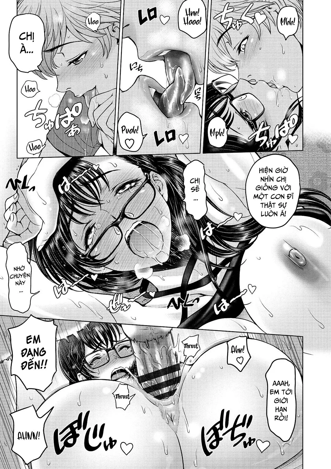 HentaiVN.net - Ảnh 24 - Chị gái siêu dâm đãng [Dosukebe Onei-chan; Perverted Onei-chan] - Chap 1