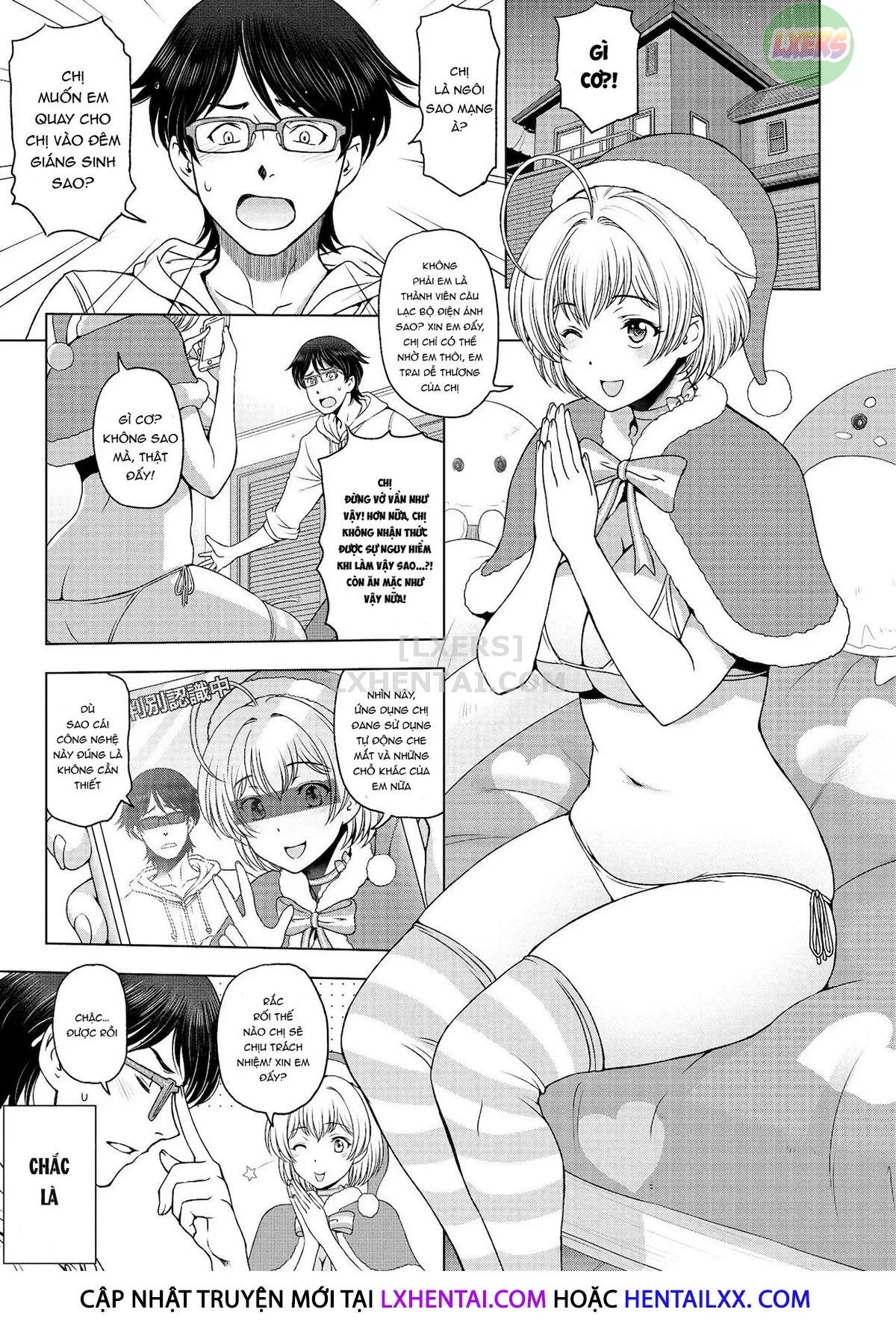 HentaiVN.net - Ảnh 7 - Chị gái siêu dâm đãng [Dosukebe Onei-chan; Perverted Onei-chan] - Chap 2