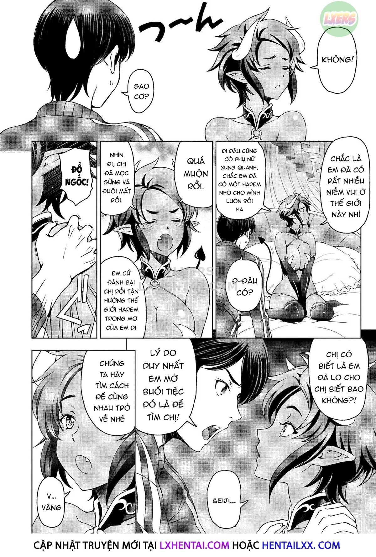 HentaiVN.net - Ảnh 8 - Chị gái siêu dâm đãng [Dosukebe Onei-chan; Perverted Onei-chan] - Chap 3