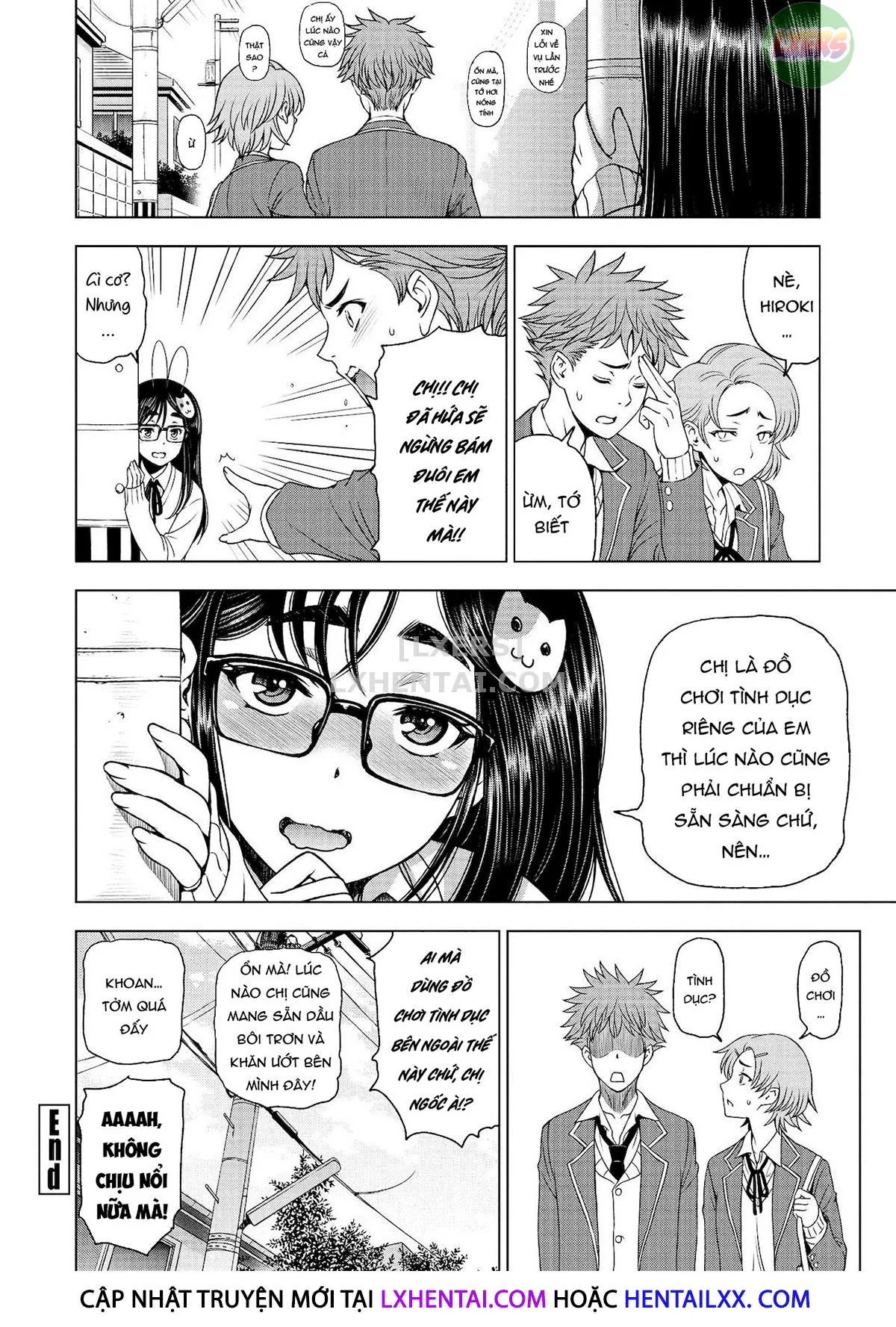 HentaiVN.net - Ảnh 24 - Chị gái siêu dâm đãng [Dosukebe Onei-chan; Perverted Onei-chan] - Chap 4