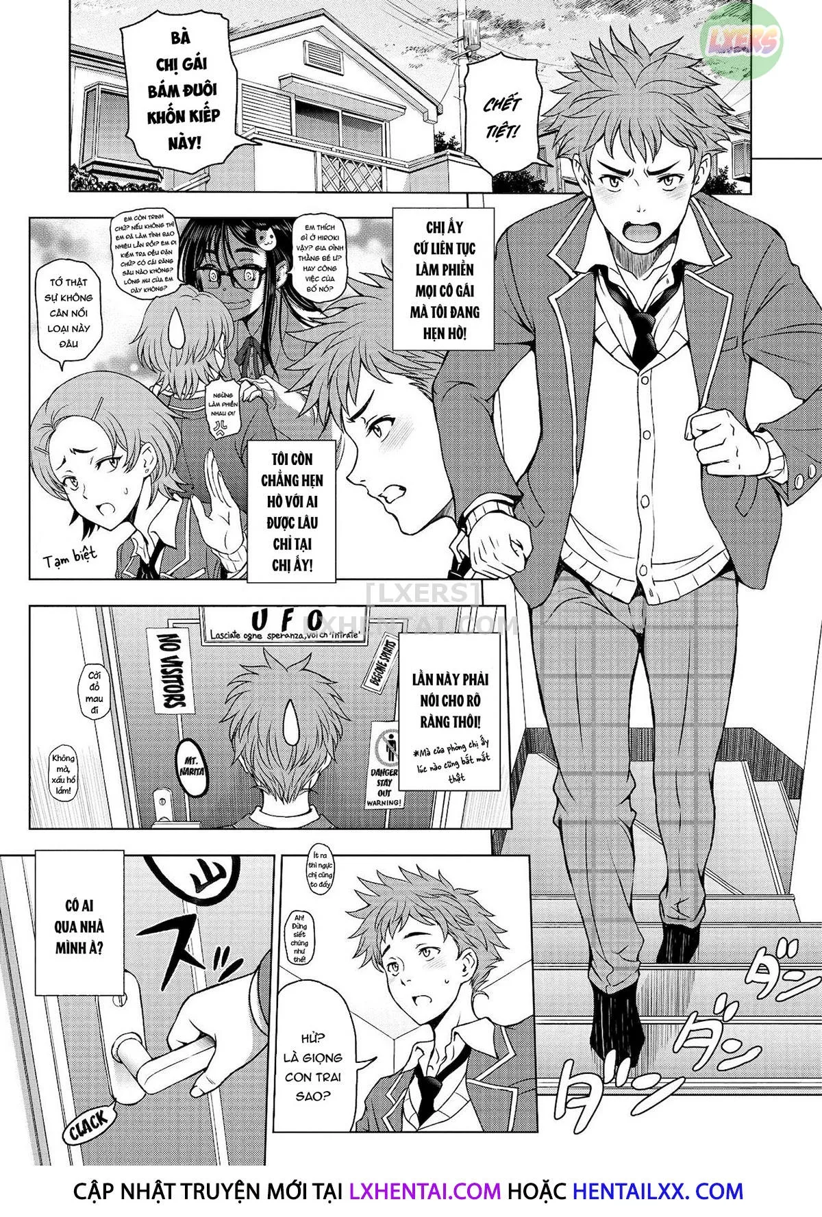 HentaiVN.net - Ảnh 7 - Chị gái siêu dâm đãng [Dosukebe Onei-chan; Perverted Onei-chan] - Chap 4