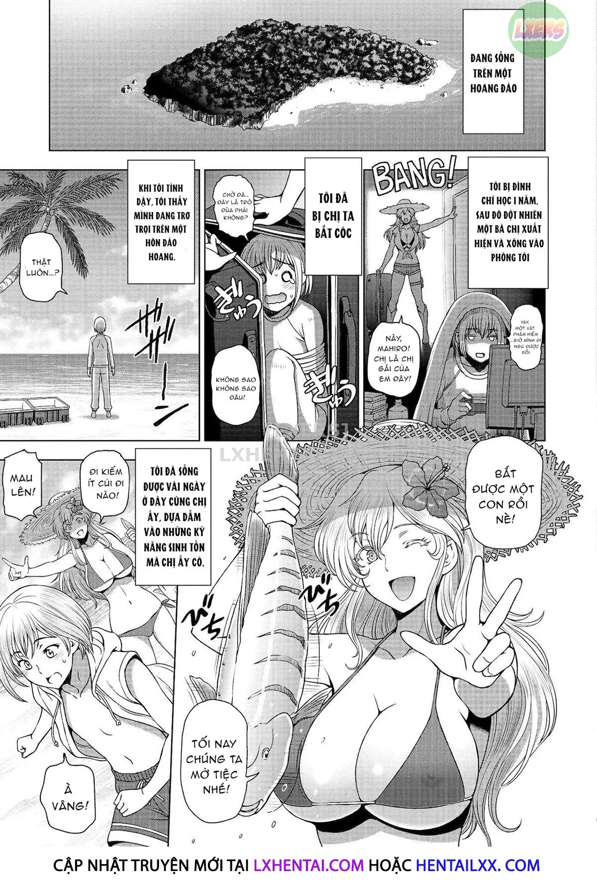 HentaiVN.net - Ảnh 7 - Chị gái siêu dâm đãng [Dosukebe Onei-chan; Perverted Onei-chan] - Chap 5
