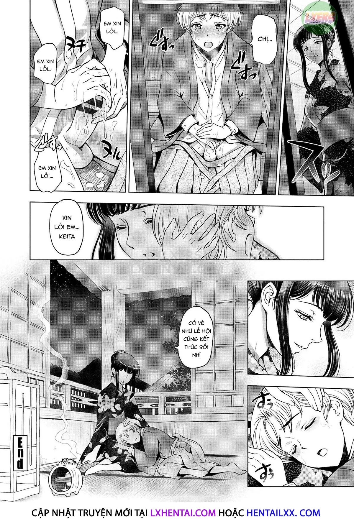 HentaiVN.net - Ảnh 24 - Chị gái siêu dâm đãng [Dosukebe Onei-chan; Perverted Onei-chan] - Chap 7