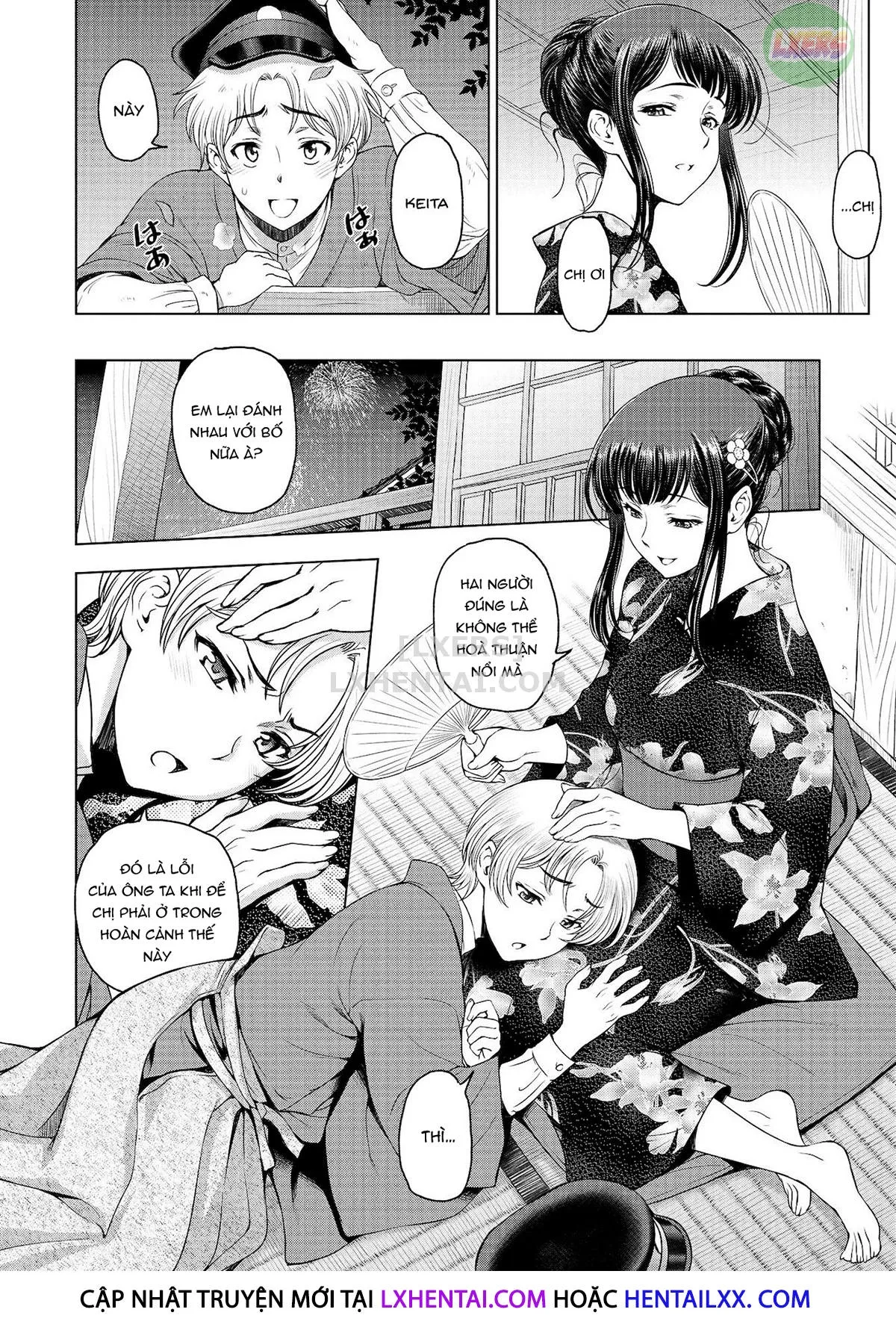 HentaiVN.net - Ảnh 6 - Chị gái siêu dâm đãng [Dosukebe Onei-chan; Perverted Onei-chan] - Chap 7