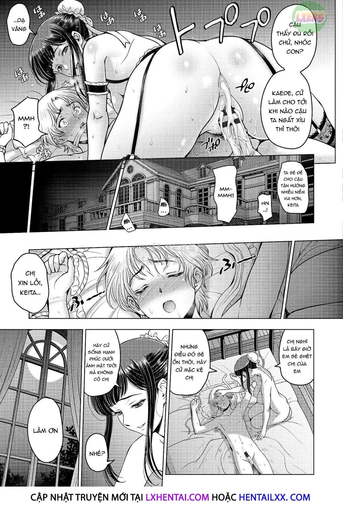 HentaiVN.net - Ảnh 23 - Chị gái siêu dâm đãng [Dosukebe Onei-chan; Perverted Onei-chan] - Chap 8
