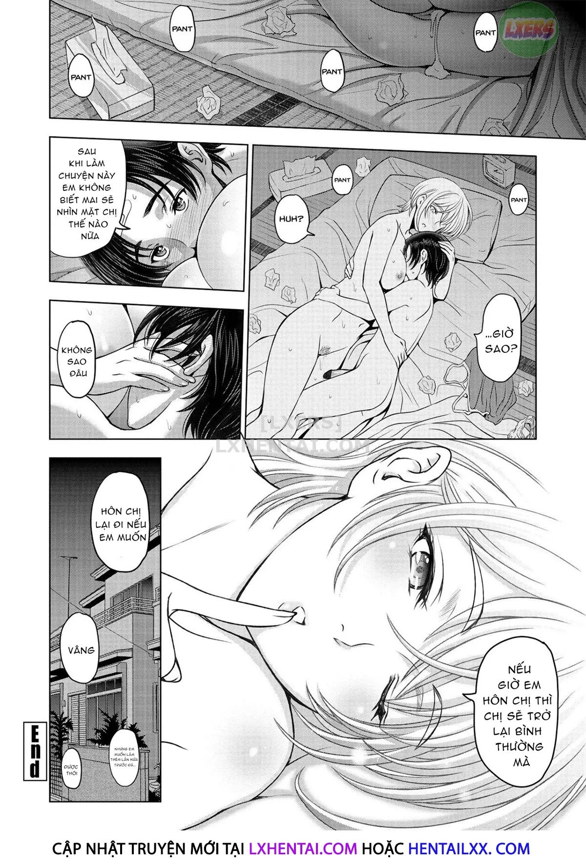 HentaiVN.net - Ảnh 24 - Chị gái siêu dâm đãng [Dosukebe Onei-chan; Perverted Onei-chan] - Chap 9