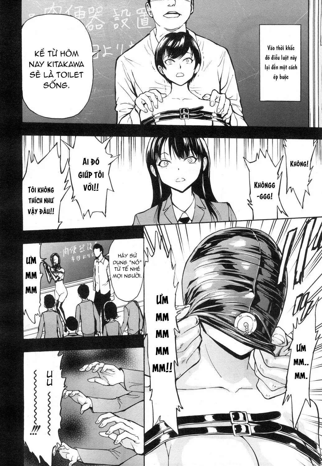HentaiVN.net - Ảnh 6 - Chủ tịch hội học sinh trường tôi là toilet thịt! [Nikubenki Secchihou ...Seitokaichou Kanzaki Hitomi no Baai...; 肉便器設置法〈生徒会長 神崎瞳の場合] - Oneshot