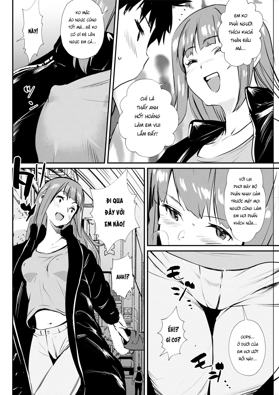 HentaiVN.net - Ảnh 6 - Cô nàng không áo lót [No Bra Kanojo] - Oneshot