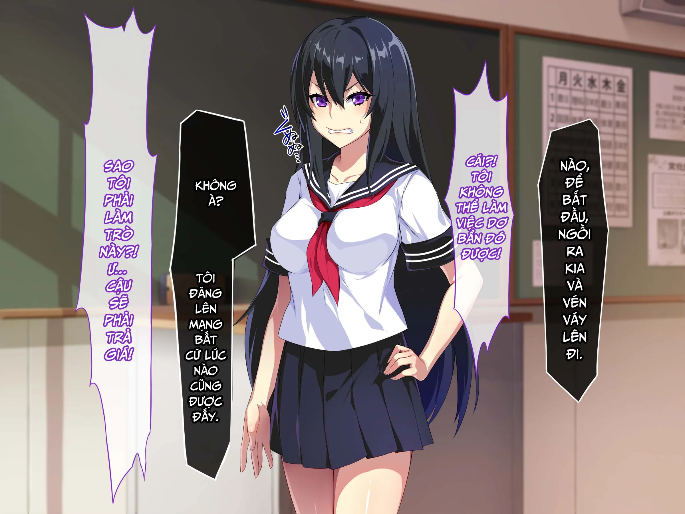 HentaiVN.net - Ảnh 20 - Trừng phạt con đĩ hội trưởng hai mặt [Uragiri No Seisai; A Traitor's Sexual Punishment] - Chap 1 móc lốp
