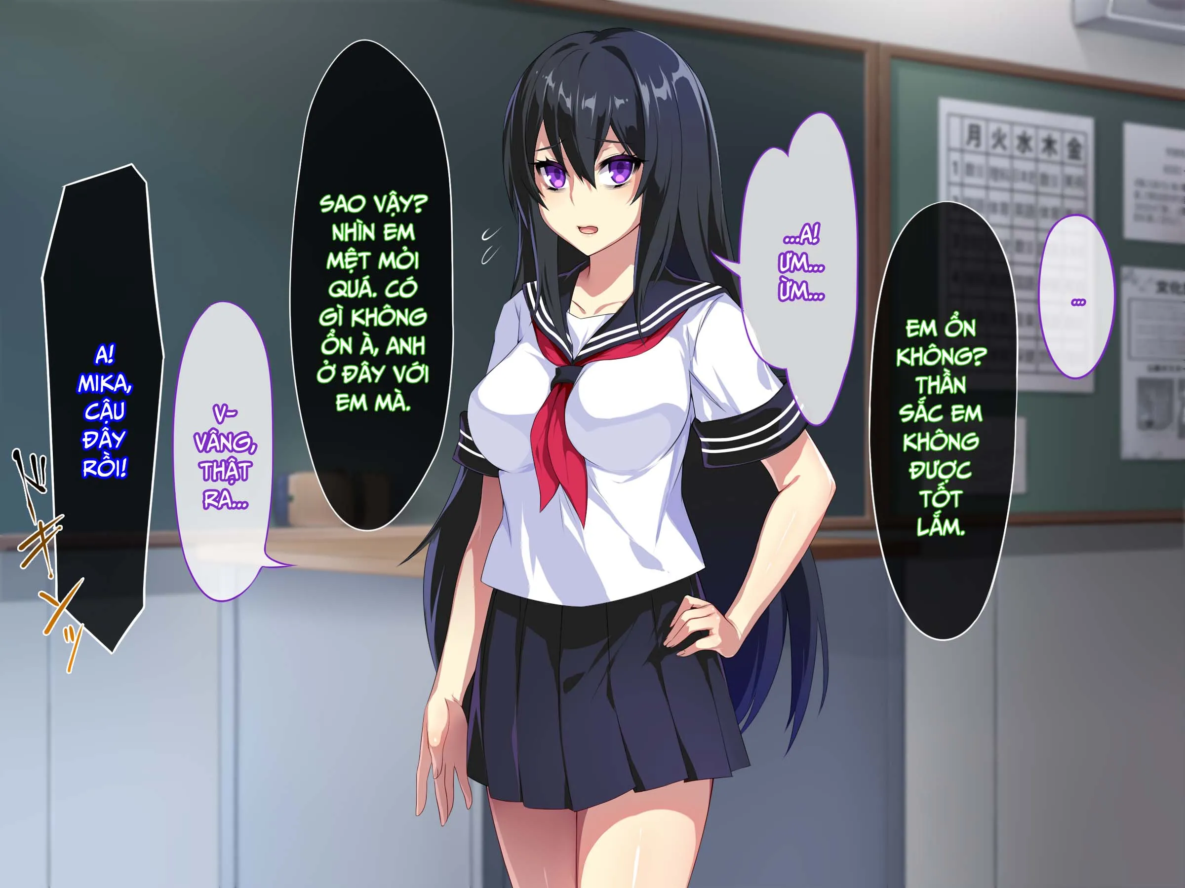 HentaiVN.net - Ảnh 23 - Trừng phạt con đĩ hội trưởng hai mặt [Uragiri No Seisai; A Traitor's Sexual Punishment] - Chap 2 địt trong lớp