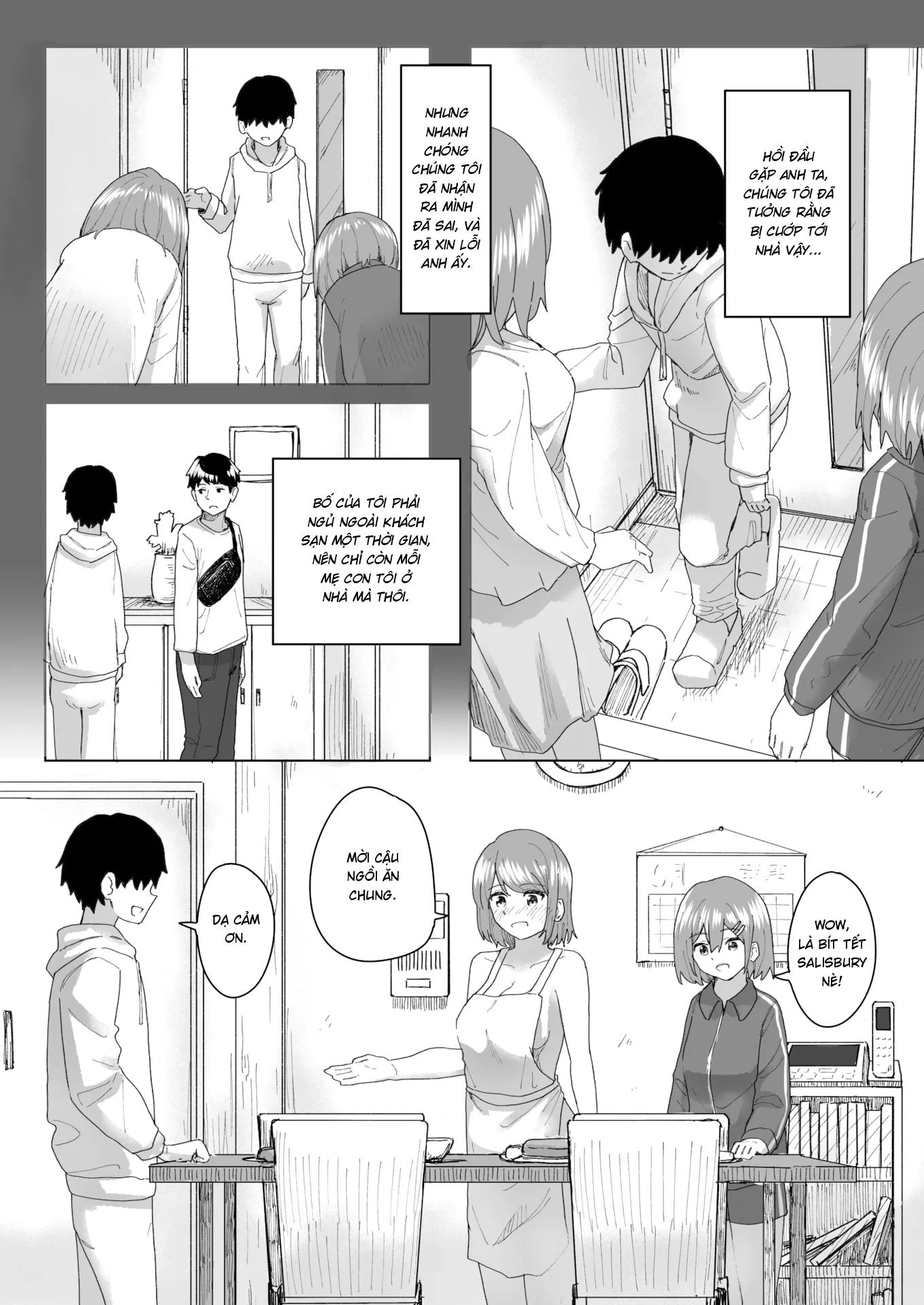 HentaiVN.net - Ảnh 4 - Nhật ký hoán đổi thường thức - Chap 3: Chủ nhà mến khách