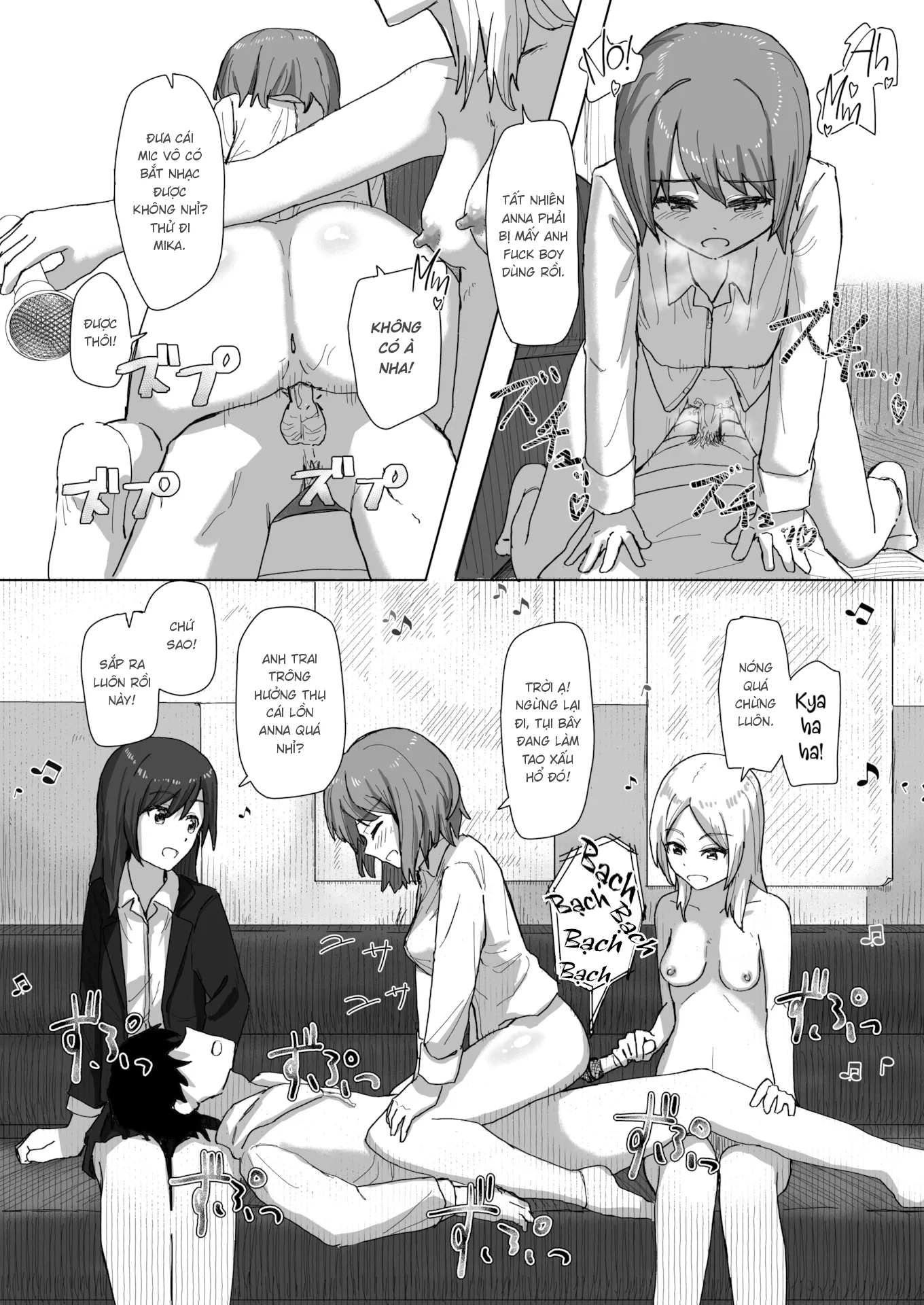 HentaiVN.net - Ảnh 10 - Nhật ký hoán đổi thường thức - Chap 4: Hội bạn cẩu huyết karaoke