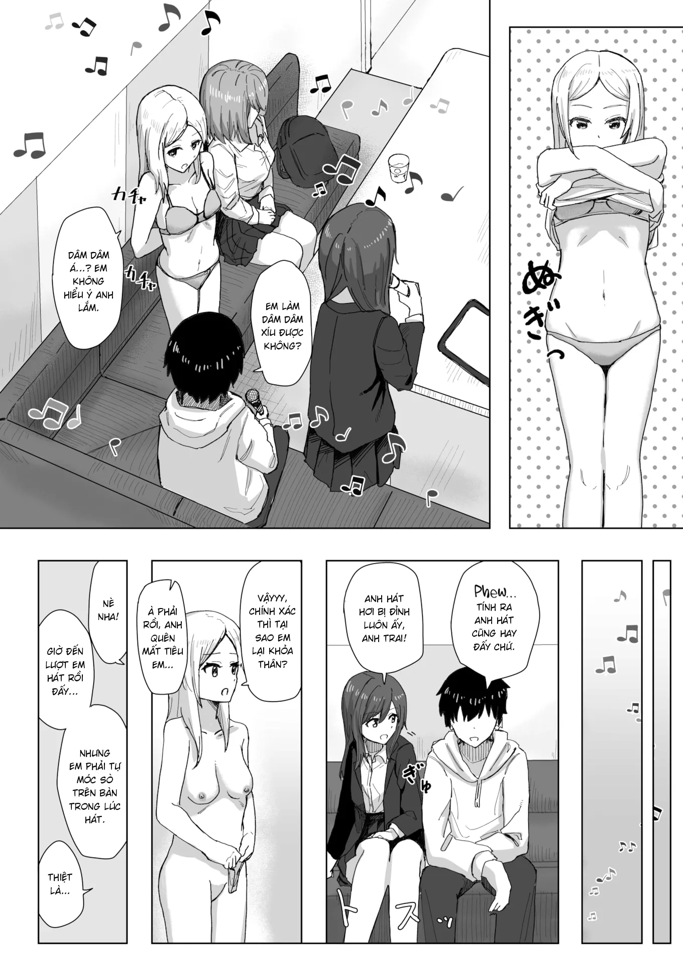 HentaiVN.net - Ảnh 5 - Nhật ký hoán đổi thường thức - Chap 4: Hội bạn cẩu huyết karaoke