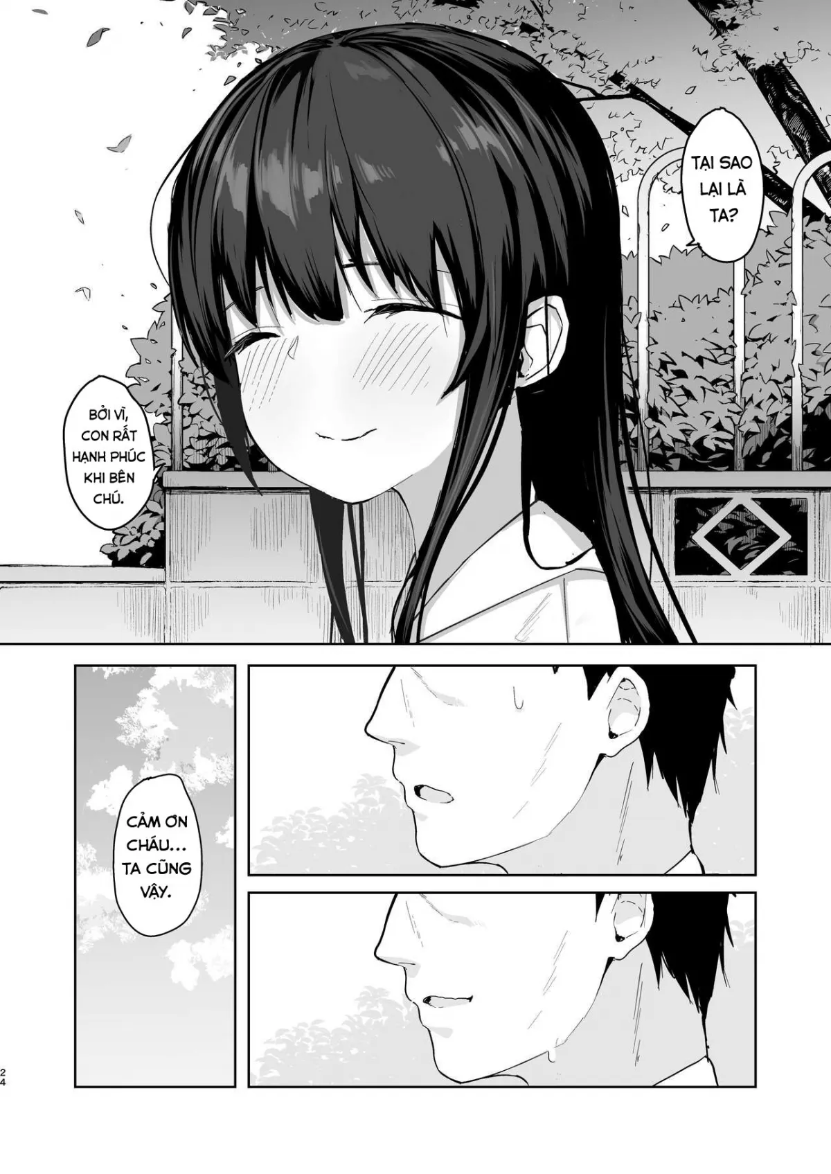 HentaiVN.net - Ảnh 24 - Về quê thăm cháu. [I Came Back in Summer For My Niece : Natsu ni Kaeru no wa Mei (Kimi) no Tame] - Oneshot