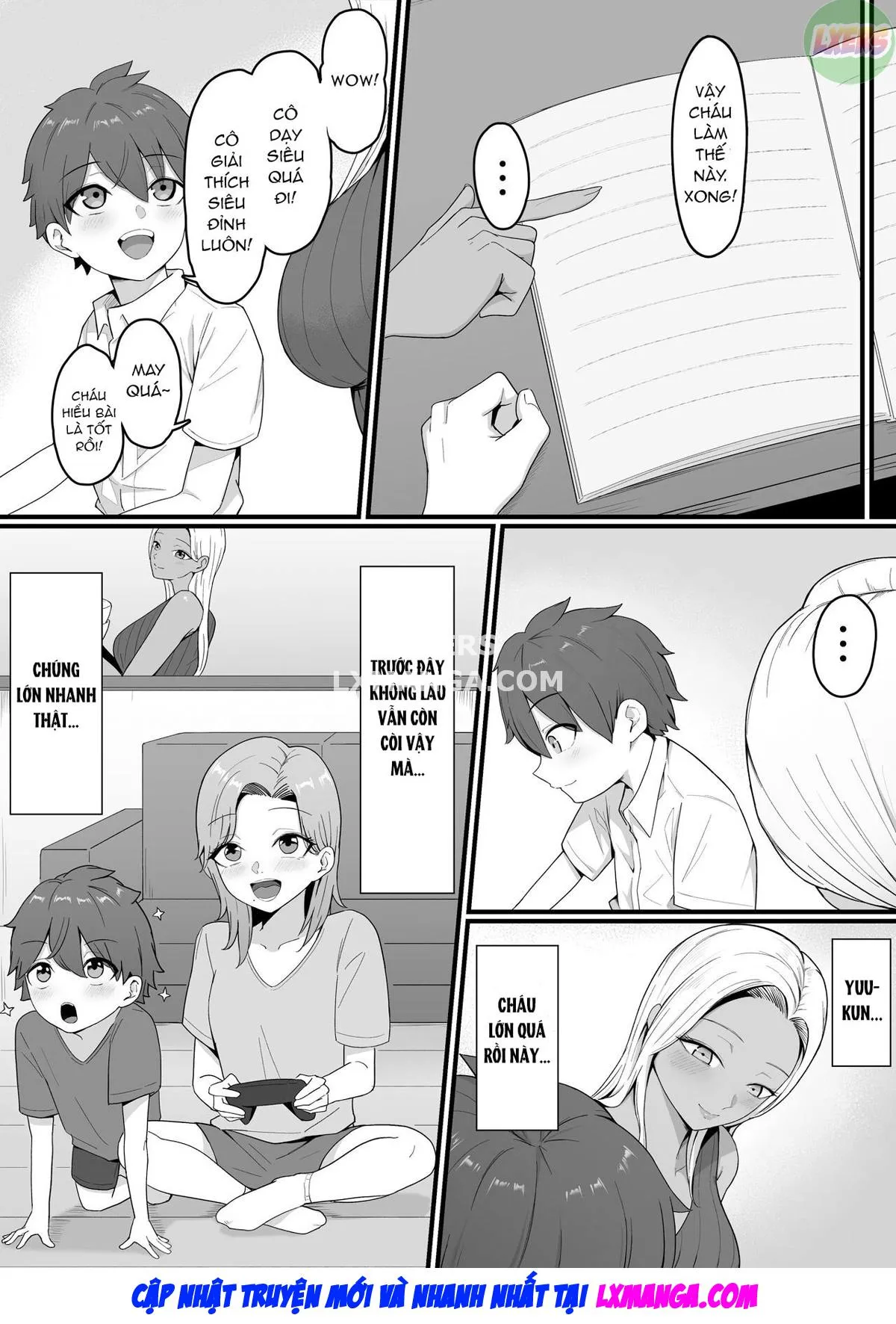 HentaiVN.net - Ảnh 21 - Devoured By The Gal Mama In My Neighborhood! [Kinjo no Gal Mama ni Kuwareru!] - Oneshot
