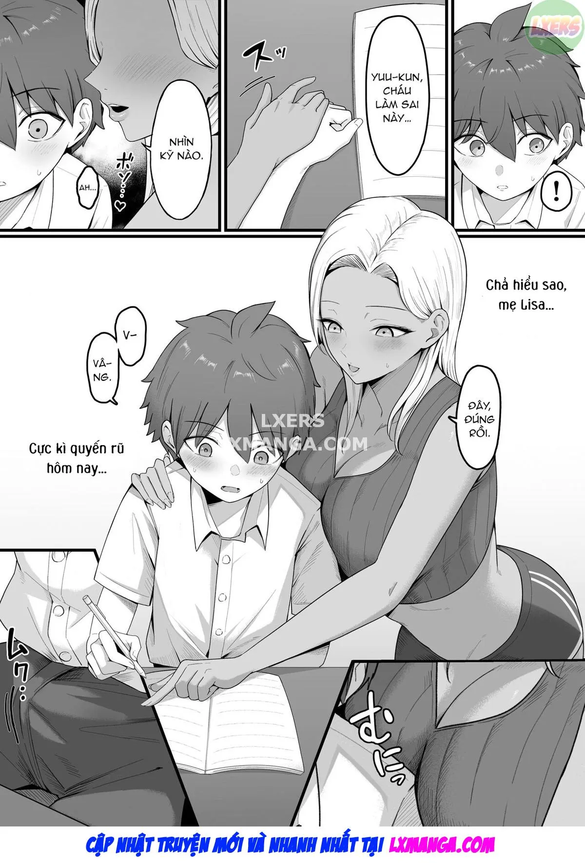 HentaiVN.net - Ảnh 23 - Devoured By The Gal Mama In My Neighborhood! [Kinjo no Gal Mama ni Kuwareru!] - Oneshot