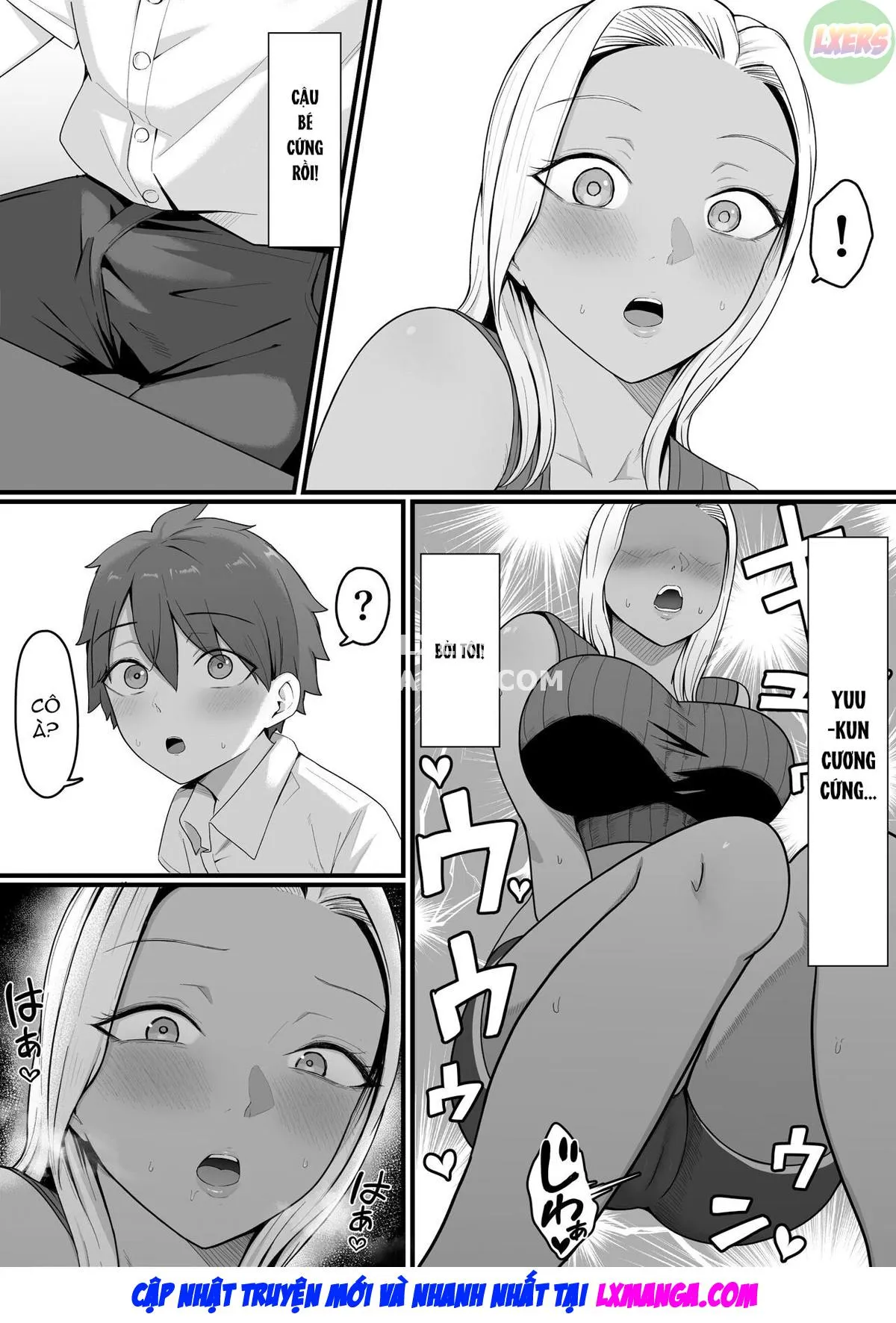 HentaiVN.net - Ảnh 24 - Devoured By The Gal Mama In My Neighborhood! [Kinjo no Gal Mama ni Kuwareru!] - Oneshot