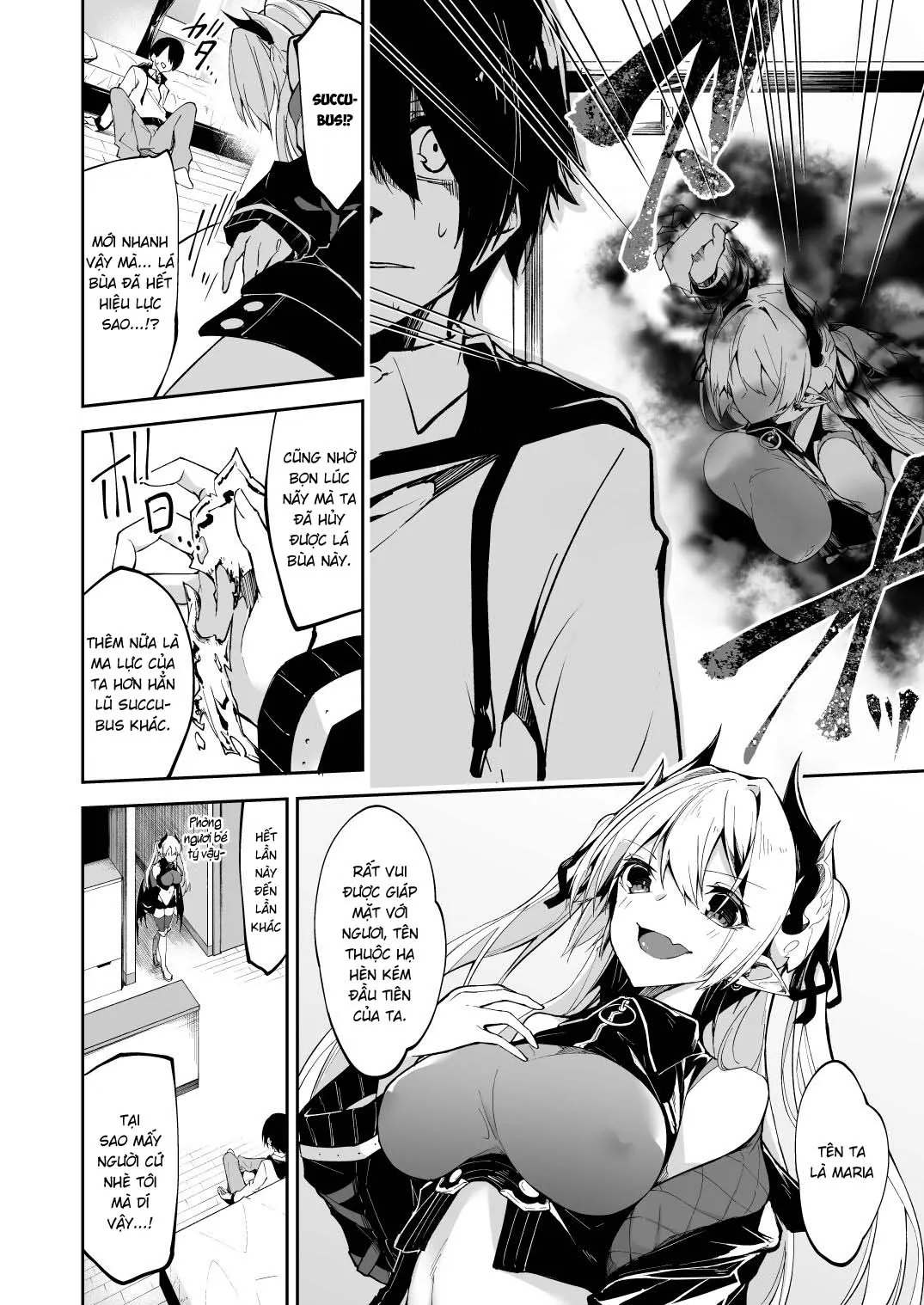 HentaiVN.net - Ảnh 7 - Lọt vào tầm ngắm của Succubus Maria [Succubus to Maria-sama ni Nera Wareteiru] - Oneshot