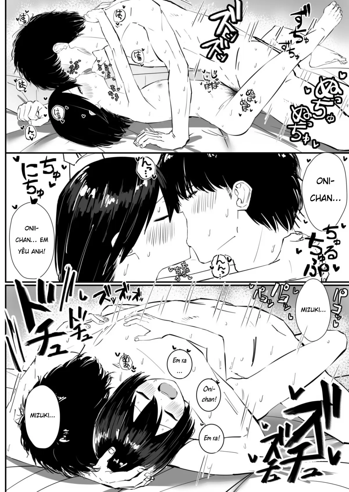 HentaiVN.net - Ảnh 9 - Sweet Flirty Lovey Sex with your VERY Intimate Little Sister 2 - Oneshot