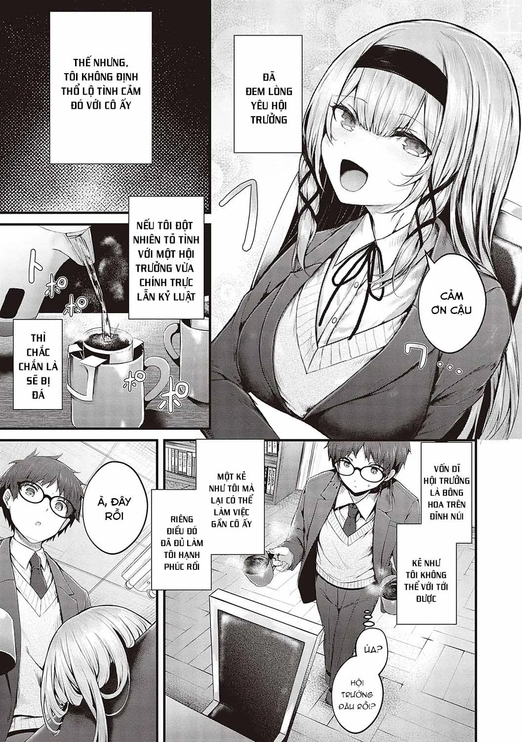 HentaiVN.net - Ảnh 4 - Hội trưởng hớ hênh - Chap 1