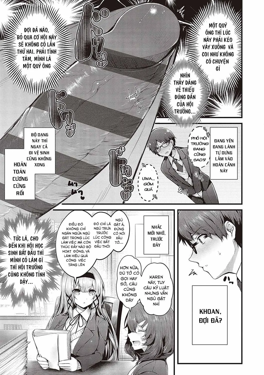 HentaiVN.net - Ảnh 6 - Hội trưởng hớ hênh - Chap 1