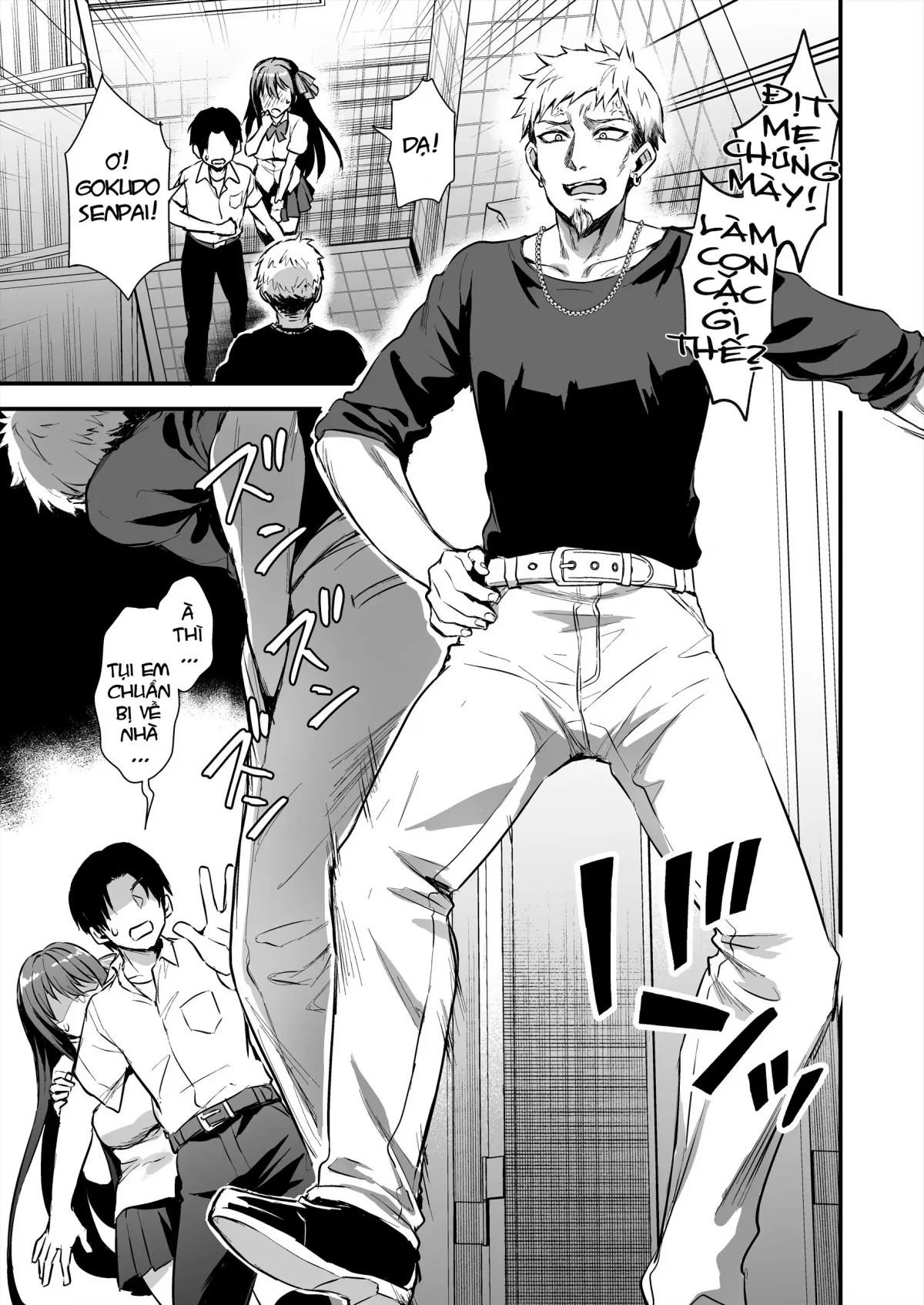 HentaiVN.net - Ảnh 14 - Koibito to soto de H shitara shinsetsuna yankī ni NTR sa reta hanashi [恋人と外でHしたら親切なヤンキーにNTRされた話] - Oneshot