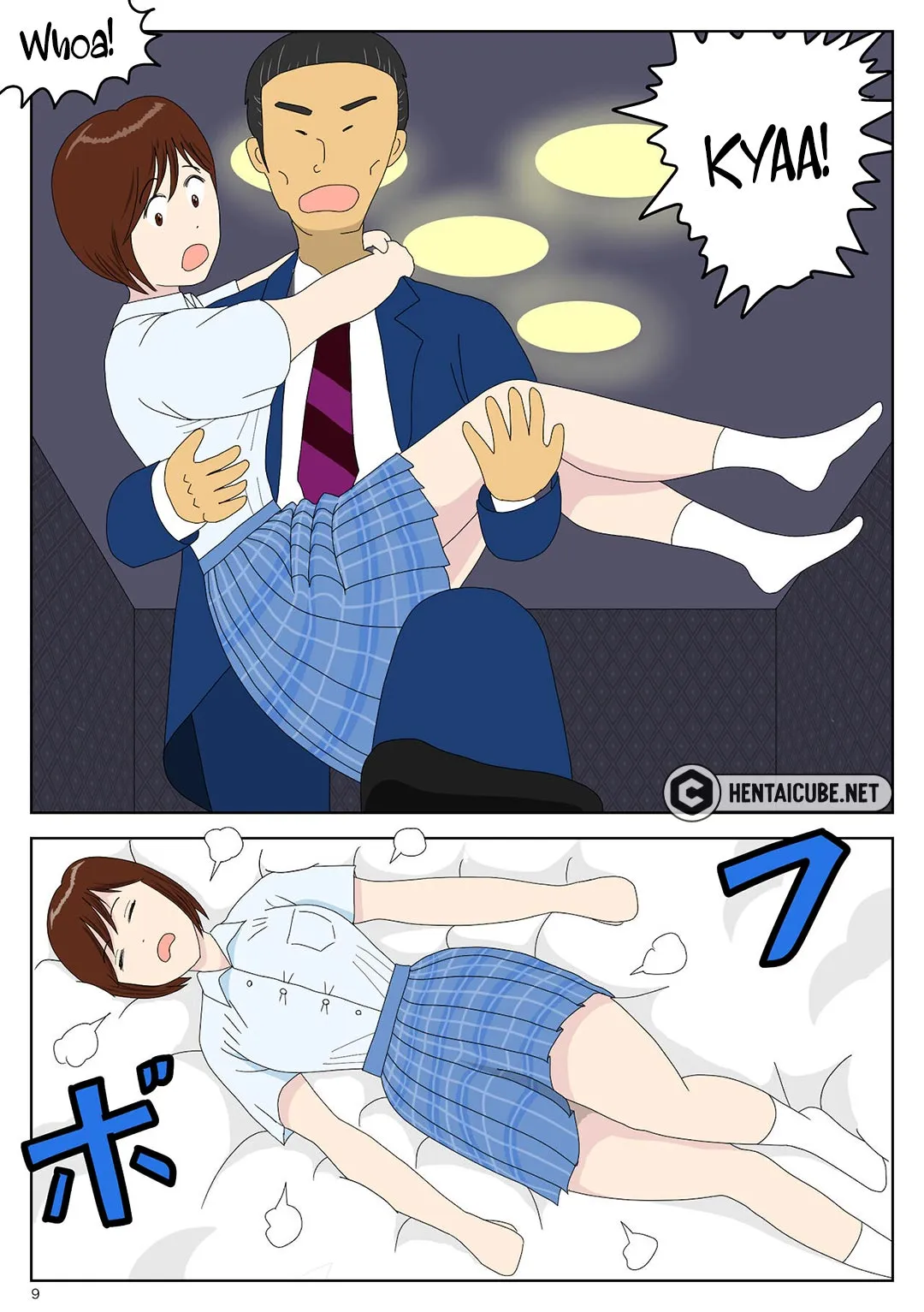 HentaiVN.net - Ảnh 10 - Con gái bị cha quấy mỗi sáng [Asa Kara Chichi ni Ya Rareru Musume; Girl Molested by Father Every Morning] - Oneshot