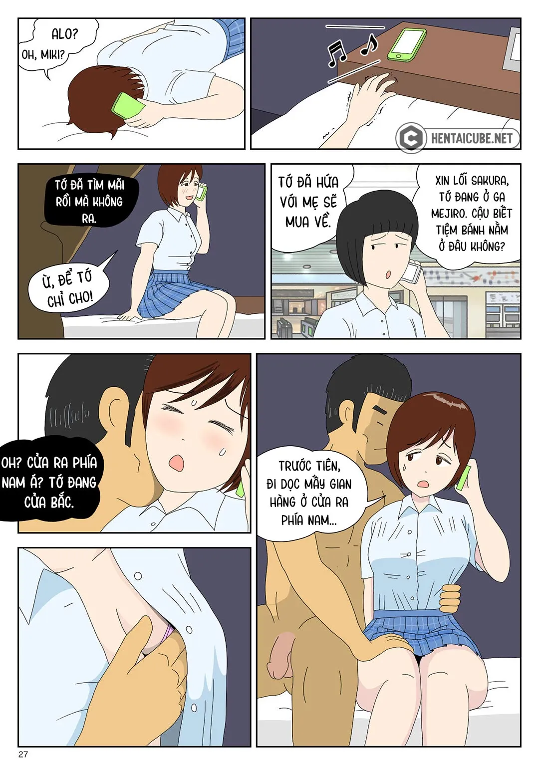 HentaiVN.net - Ảnh 28 - Con gái bị cha quấy mỗi sáng [Asa Kara Chichi ni Ya Rareru Musume; Girl Molested by Father Every Morning] - Oneshot