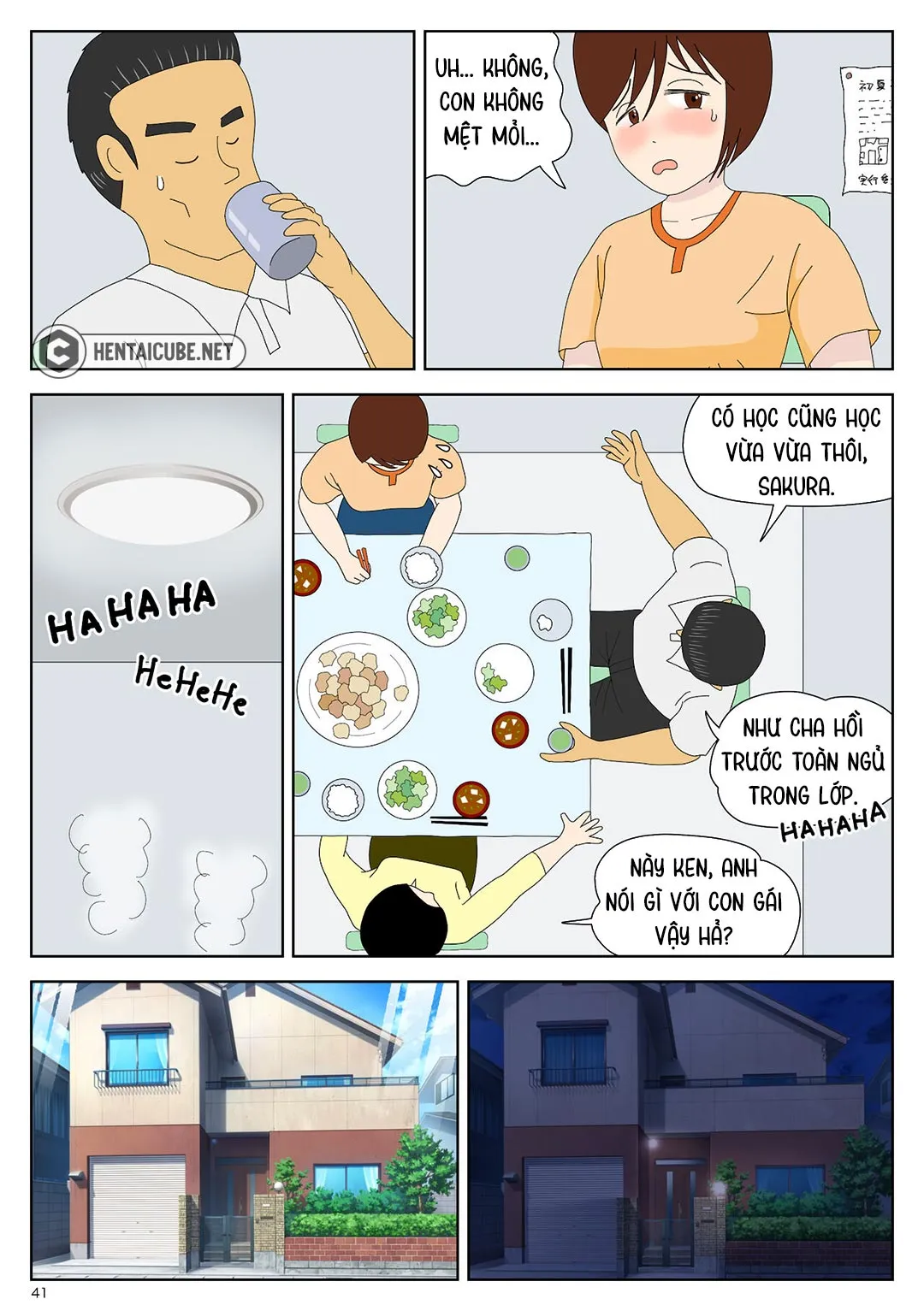 HentaiVN.net - Ảnh 42 - Con gái bị cha quấy mỗi sáng [Asa Kara Chichi ni Ya Rareru Musume; Girl Molested by Father Every Morning] - Oneshot