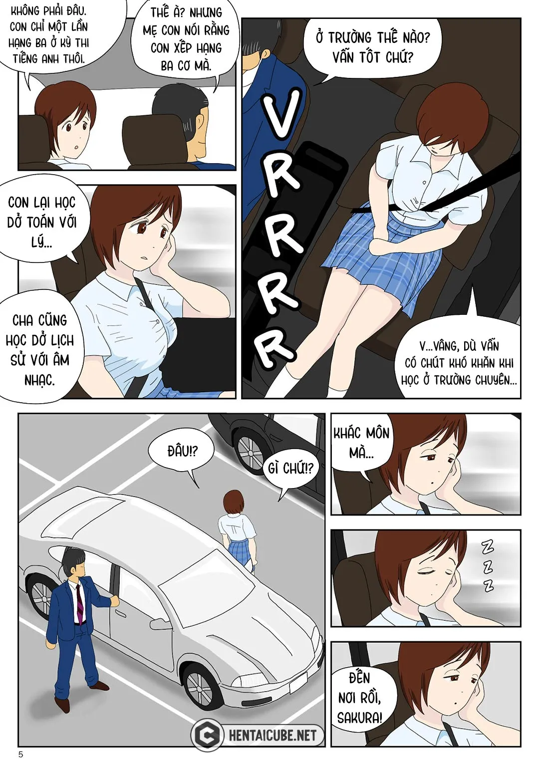 HentaiVN.net - Ảnh 6 - Con gái bị cha quấy mỗi sáng [Asa Kara Chichi ni Ya Rareru Musume; Girl Molested by Father Every Morning] - Oneshot