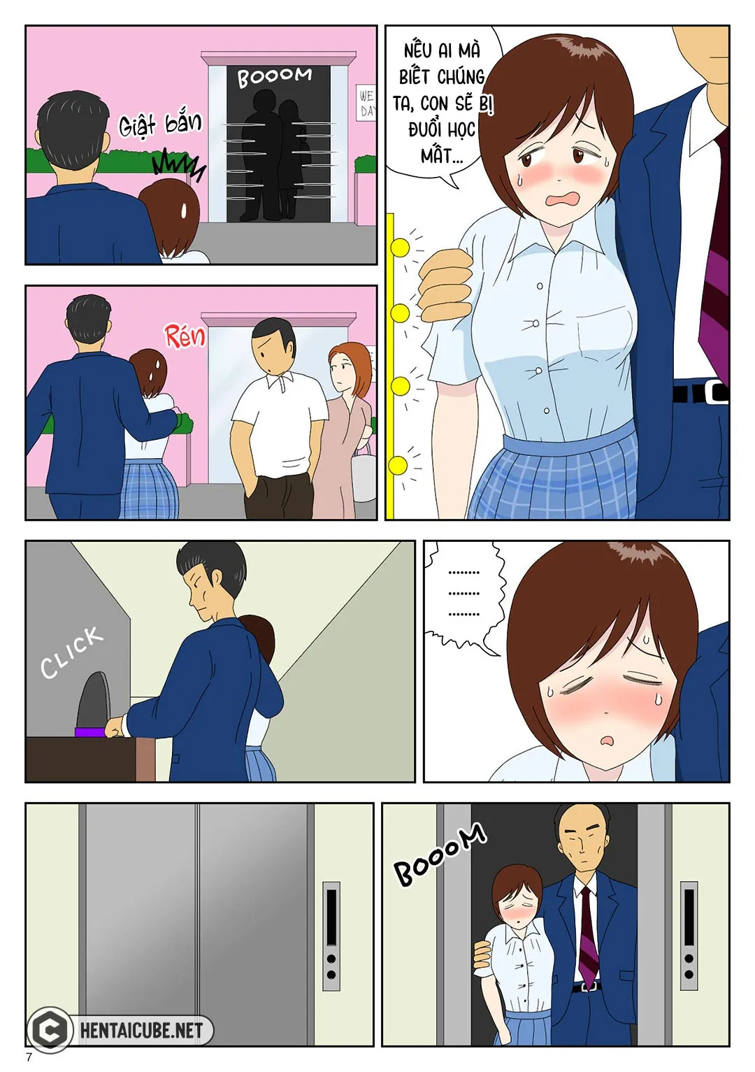 HentaiVN.net - Ảnh 8 - Con gái bị cha quấy mỗi sáng [Asa Kara Chichi ni Ya Rareru Musume; Girl Molested by Father Every Morning] - Oneshot