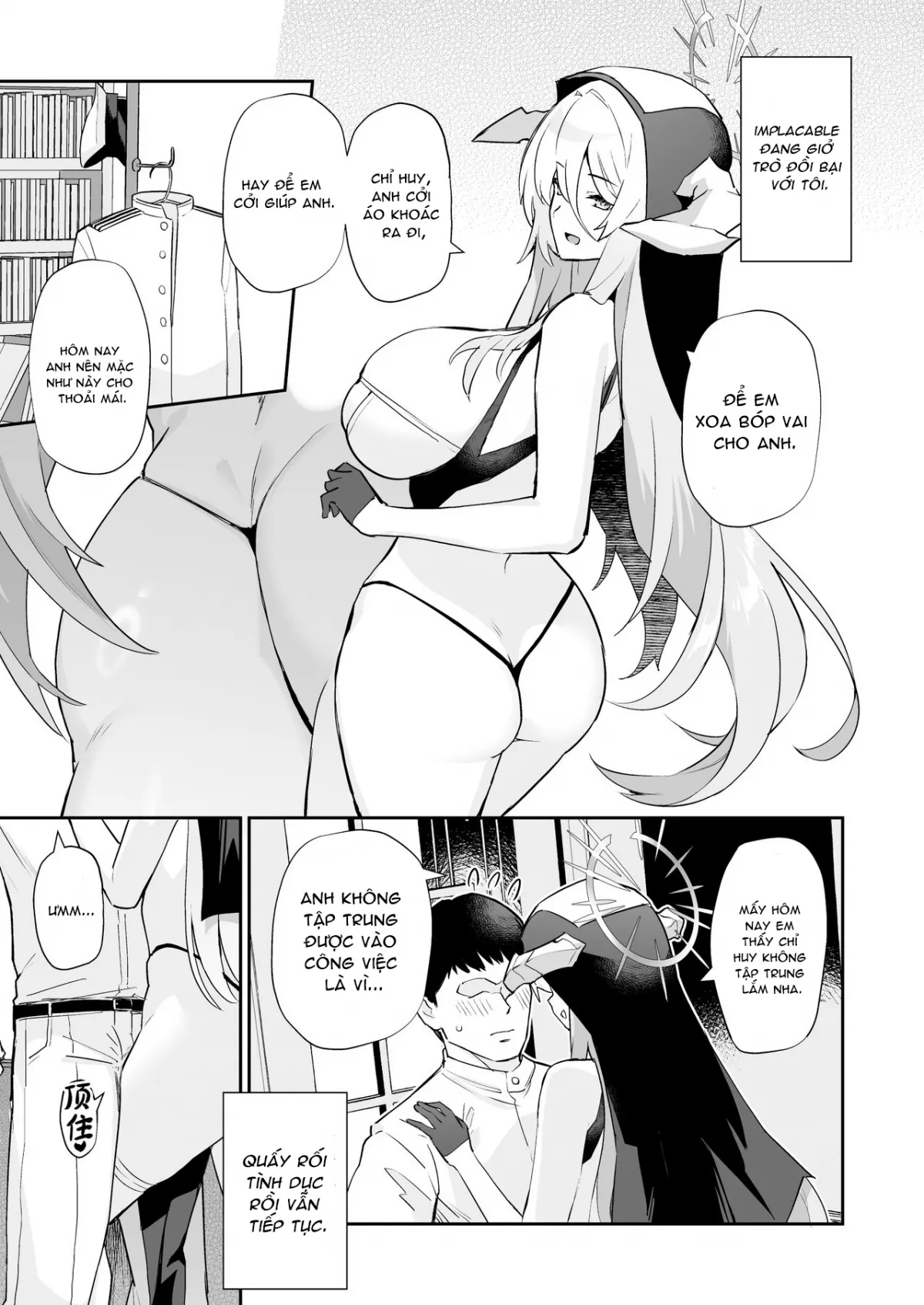 HentaiVN.net - Ảnh 4 - AzuLan Shikoshiko Bokou Seikatsu 4 (Azur Lane [アズレンシコシコ母港生活 4 (アズールレーン)] - Oneshot