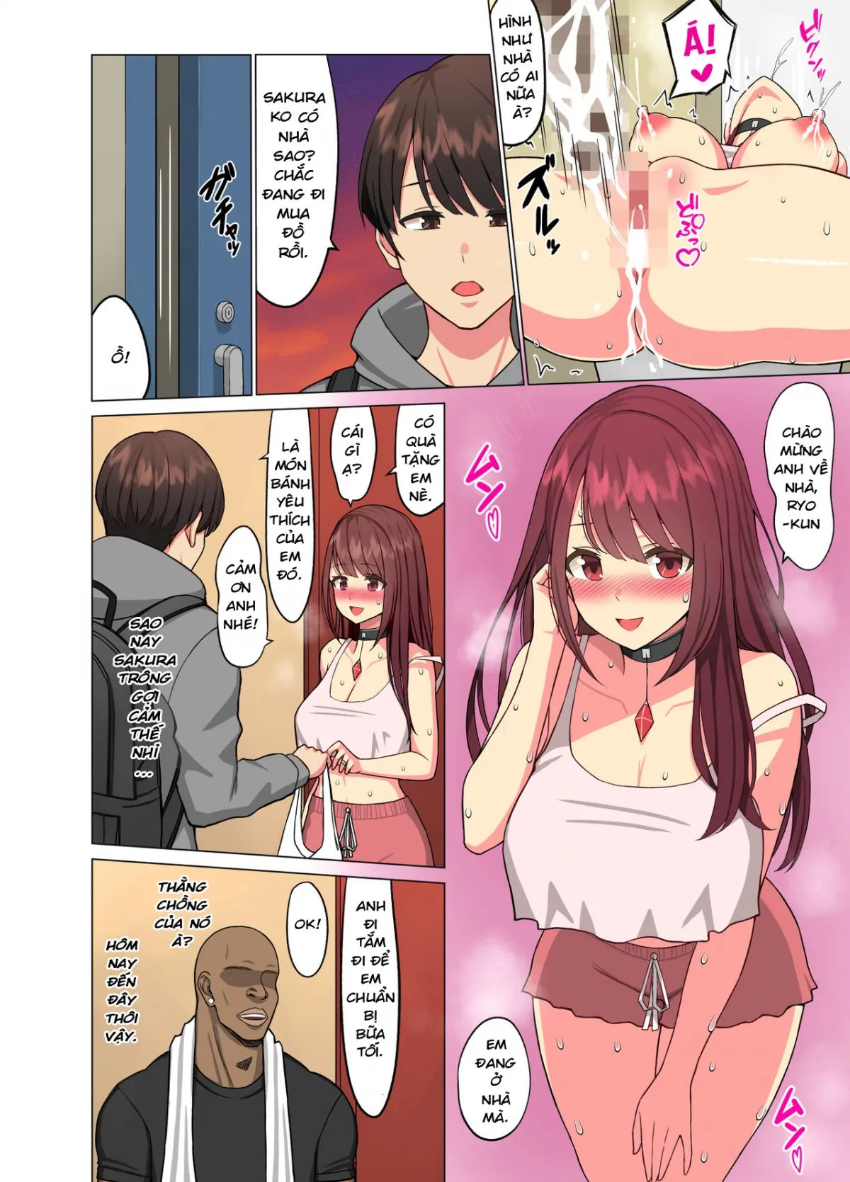 HentaiVN.net - Ảnh 28 - Kurui Tsuma-Crazy Wife The Creeping Darkness [狂い妻～子持ち女子大生人妻に忍び寄る黒い巨根～] - Oneshot