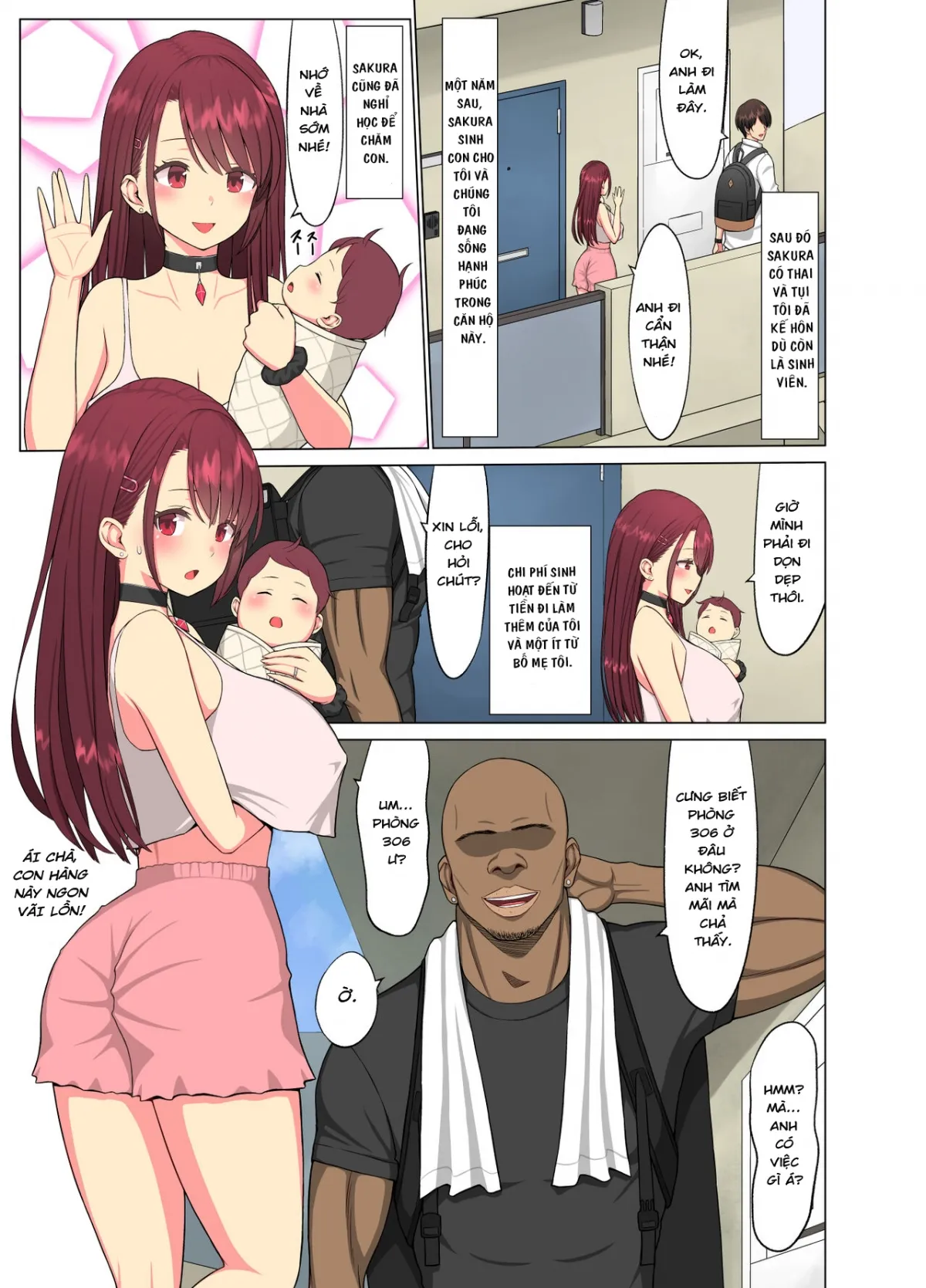 HentaiVN.net - Ảnh 7 - Kurui Tsuma-Crazy Wife The Creeping Darkness [狂い妻～子持ち女子大生人妻に忍び寄る黒い巨根～] - Oneshot
