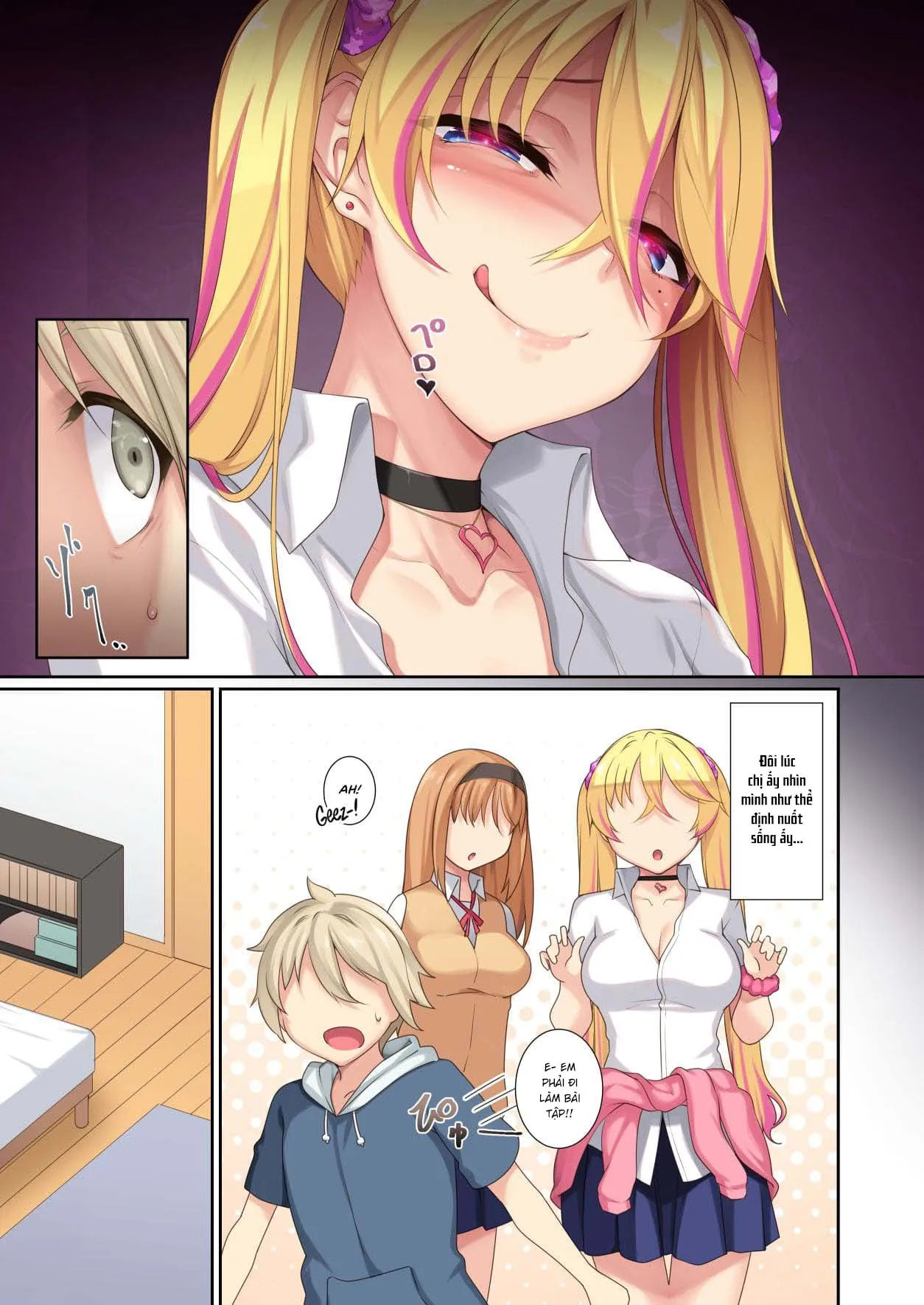 HentaiVN.net - Ảnh 4 - Bạn của chị gái tôi là Mộng Ma [My Older Sister's Friend is a Succubus] - Chap 1