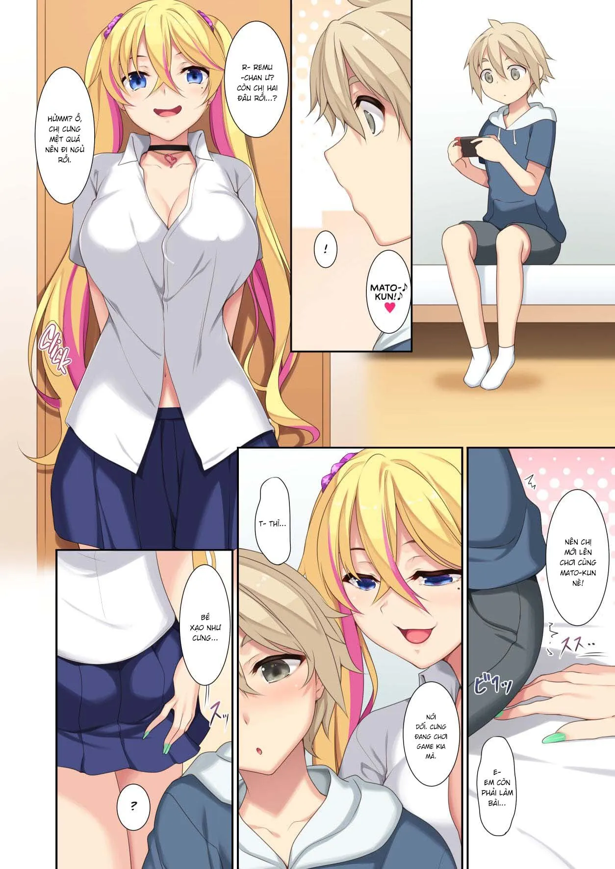 HentaiVN.net - Ảnh 5 - Bạn của chị gái tôi là Mộng Ma [My Older Sister's Friend is a Succubus] - Chap 1