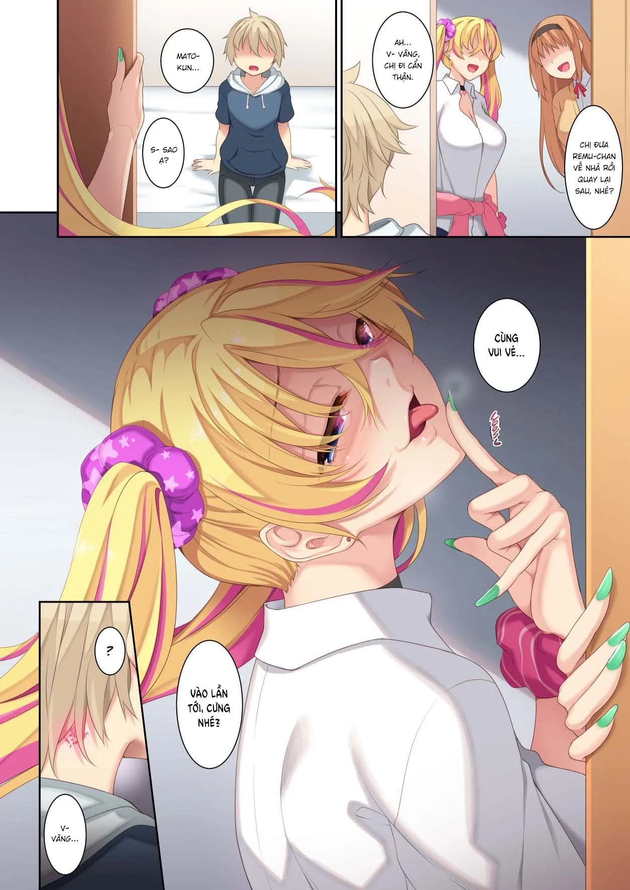 HentaiVN.net - Ảnh 22 - Bạn của chị gái tôi là Mộng Ma [My Older Sister's Friend is a Succubus] - Chap 2